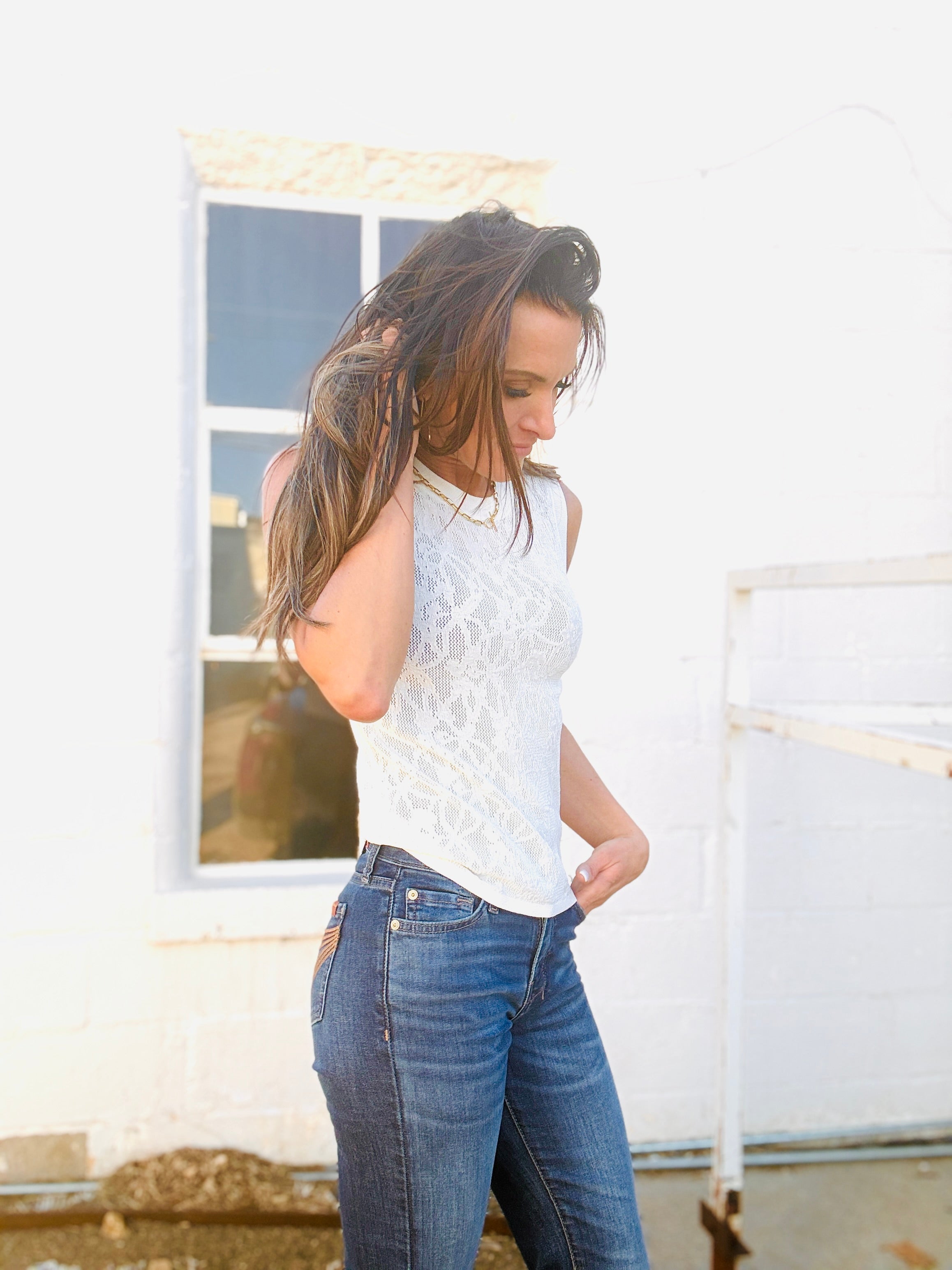 Z Supply Tibi Mesh Tank