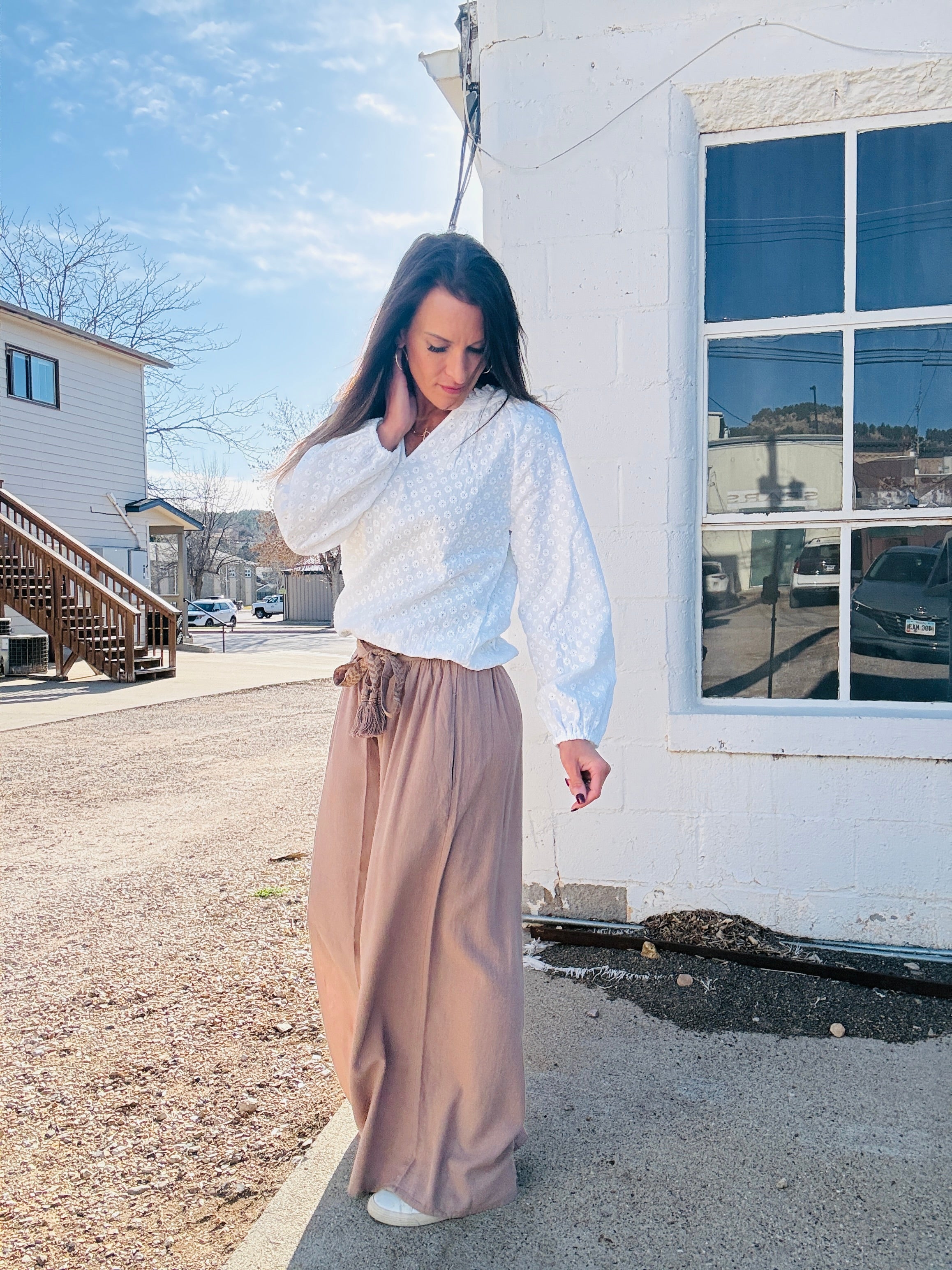 Elan Flair Tie Pants