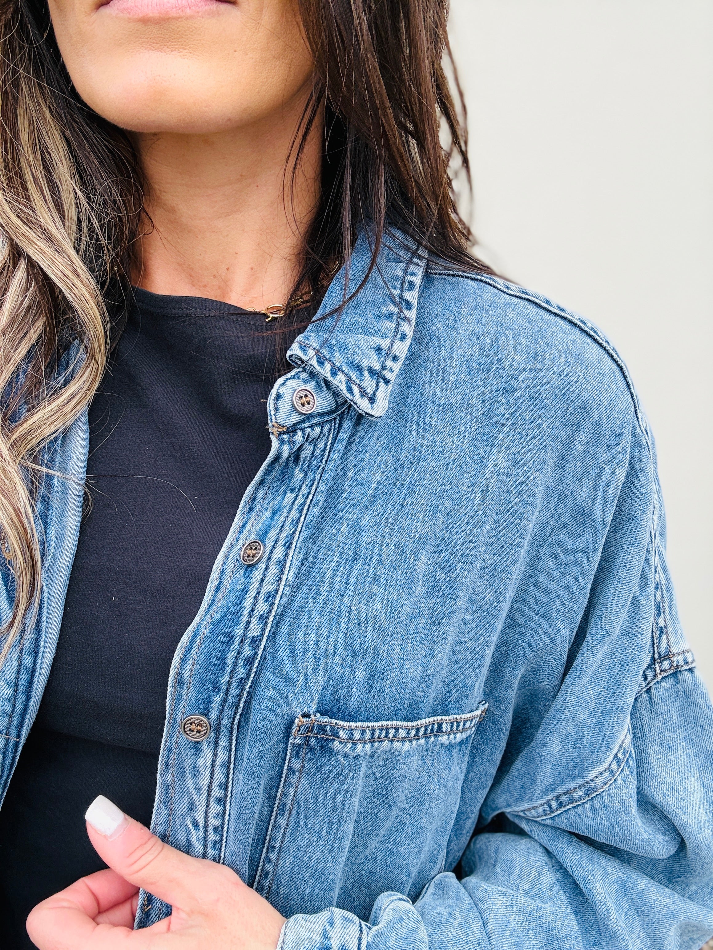 Washed Chambray Shirt