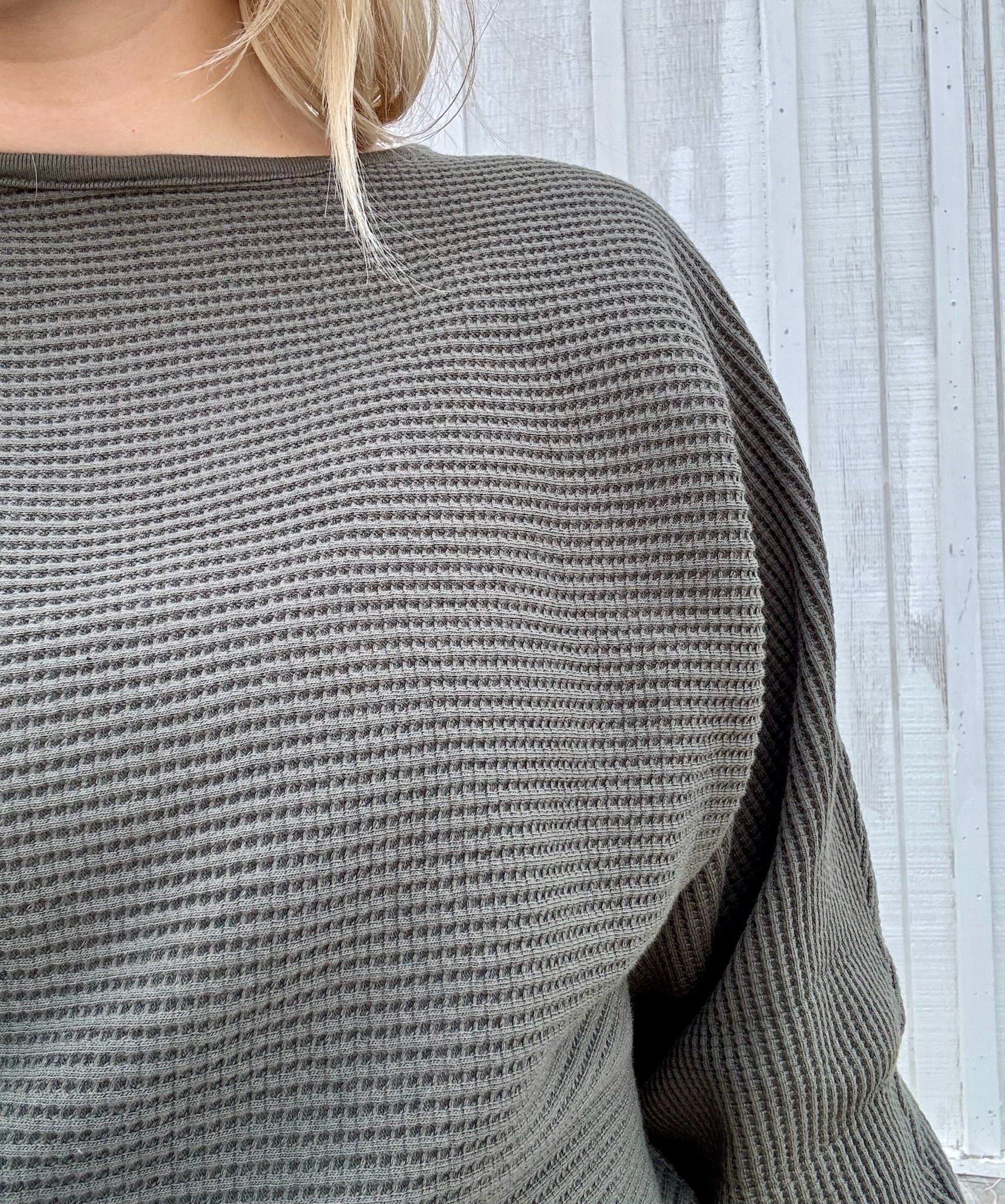 Dylan Andie Waffle Top