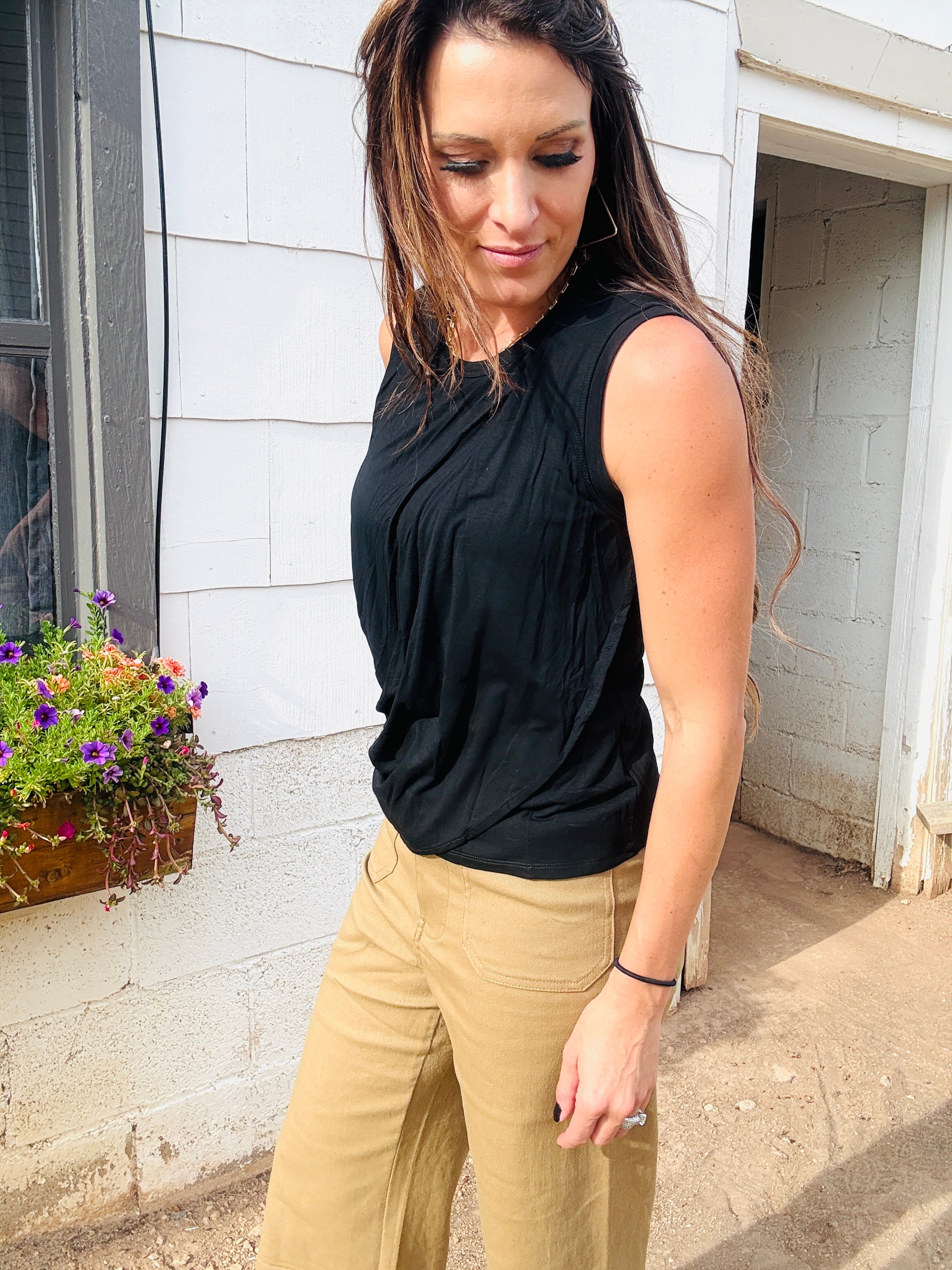 ELAN Drapey Tank Top