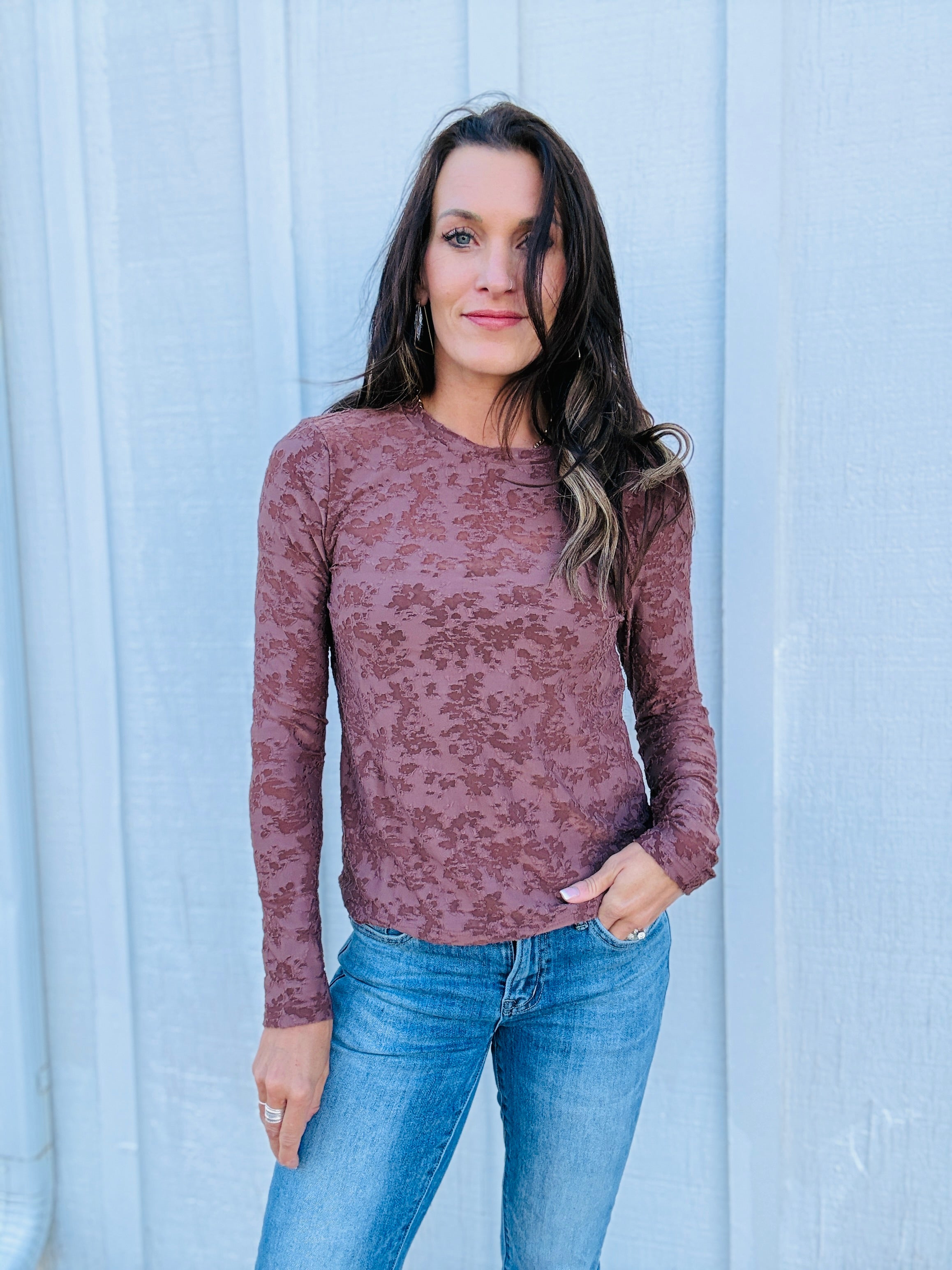 Dylan L/S Willa Knit Tee