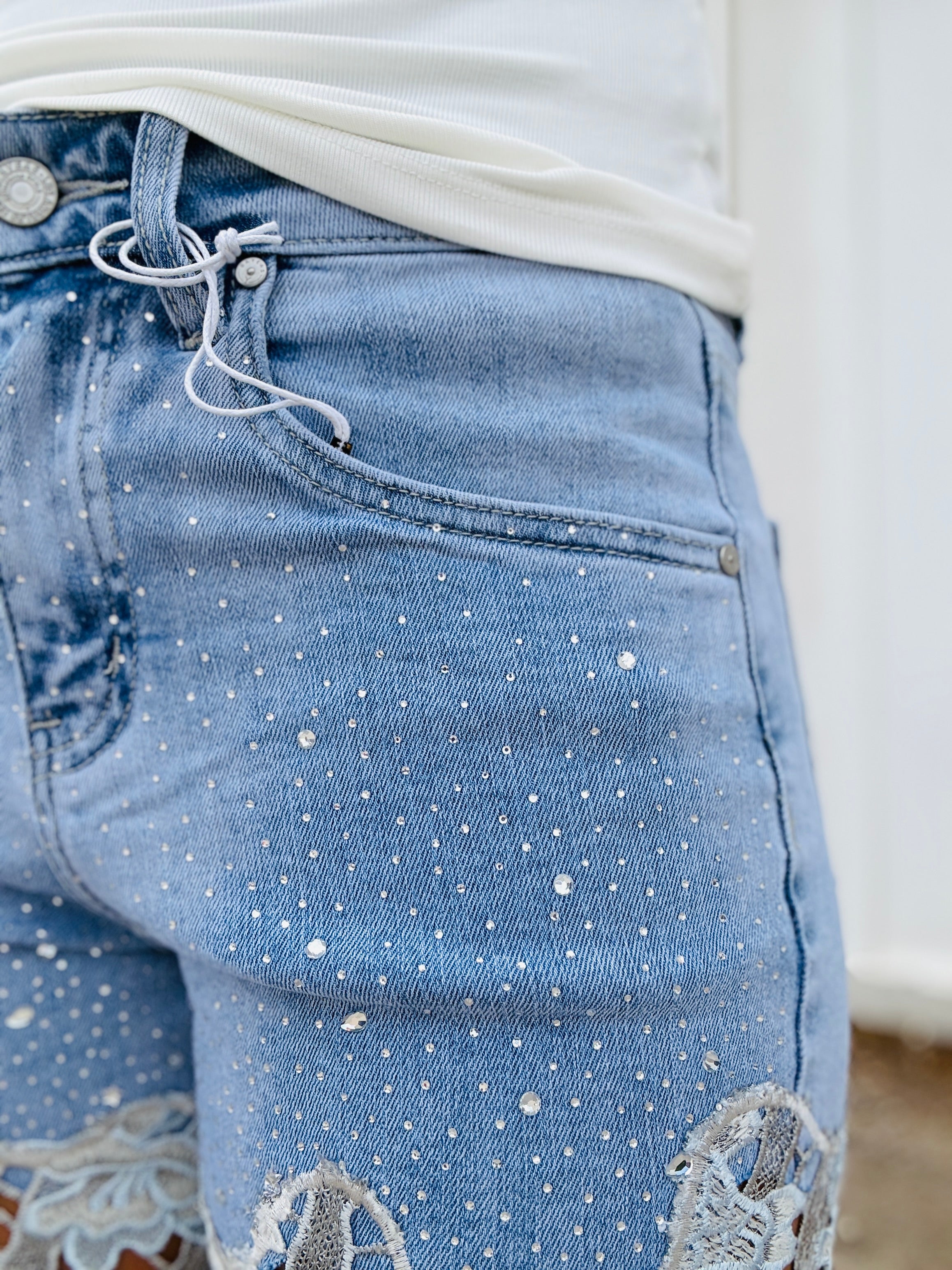 Cutout HR WL Lesley Blue Jeans