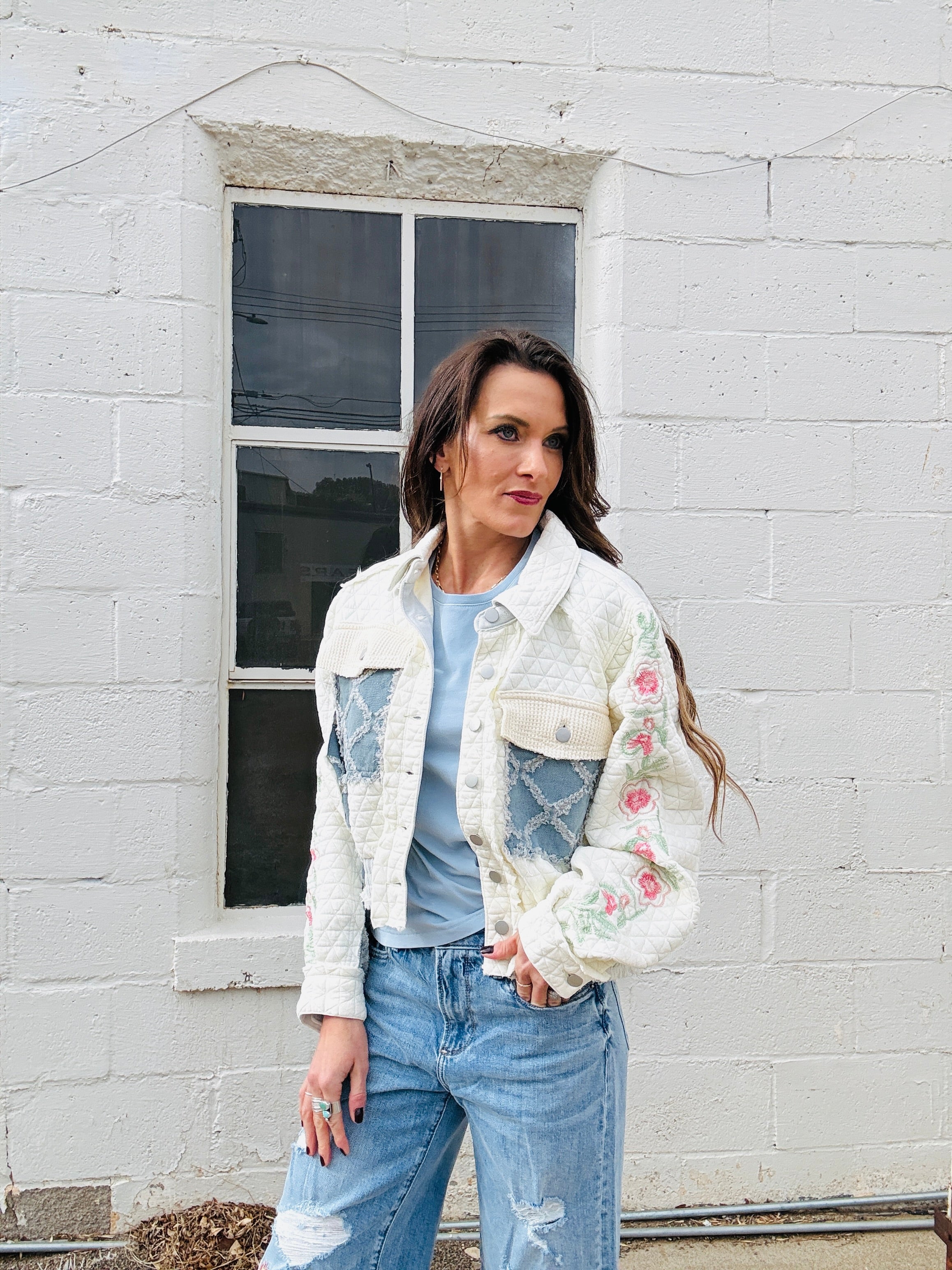 Vintage Washed Quilted Jacket