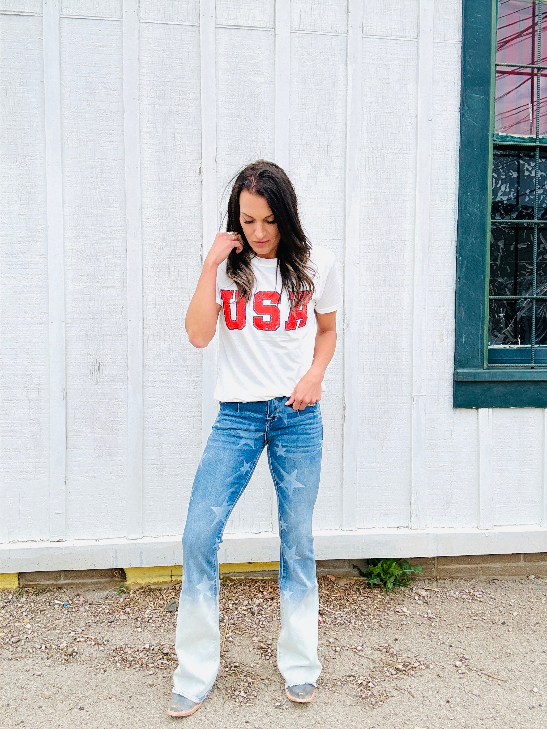 Z Supply USA Boyfriend Tee