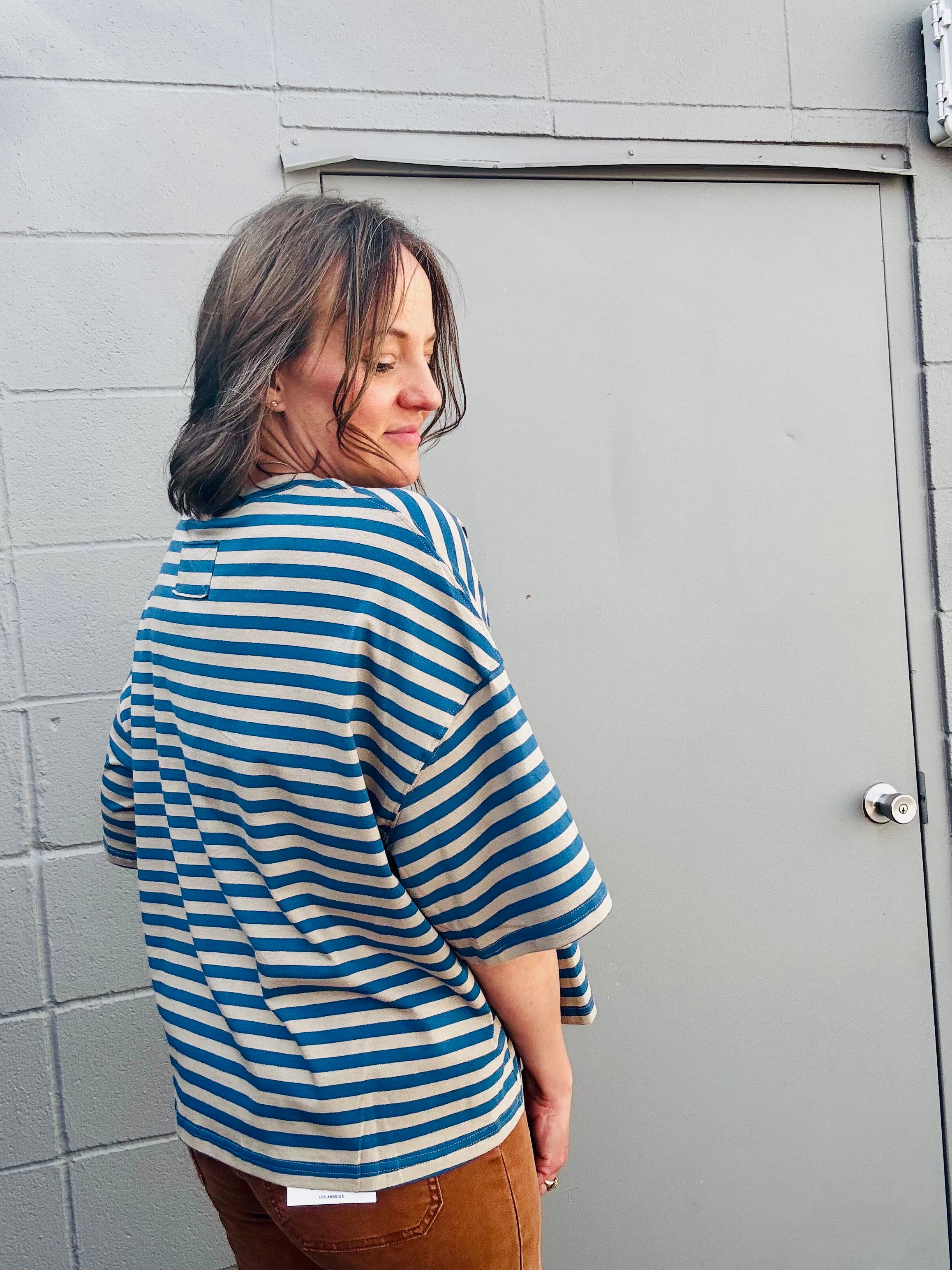 Striped Boyfriend Tee