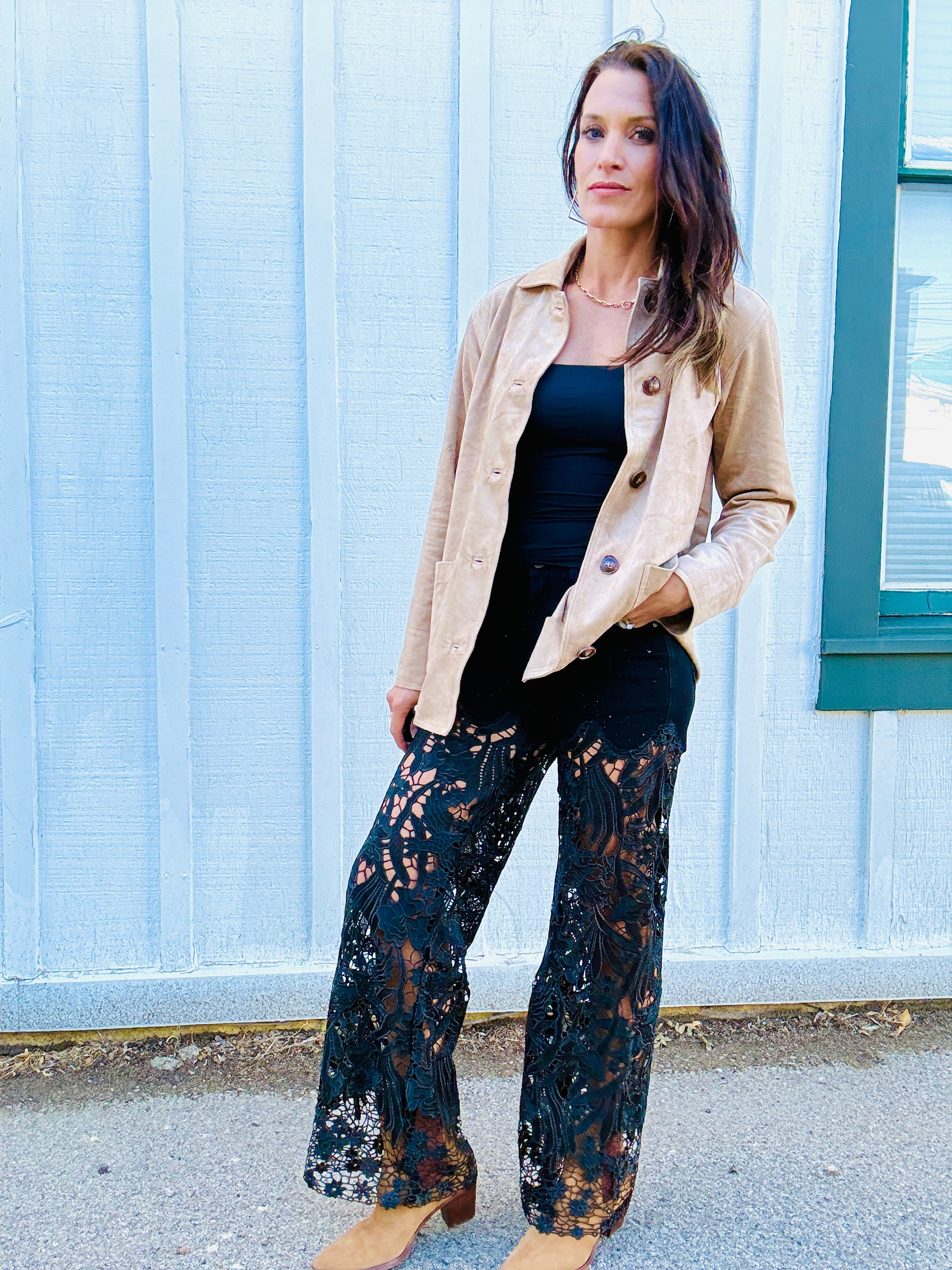 Cutout HR WL Fav Black Jeans