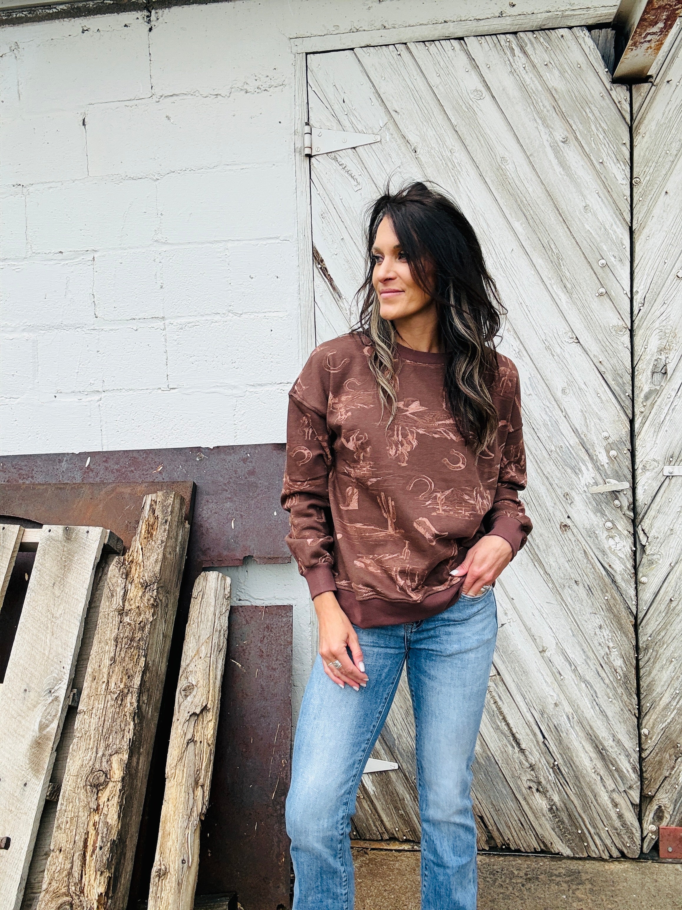 Shayla Western Sweatshirt