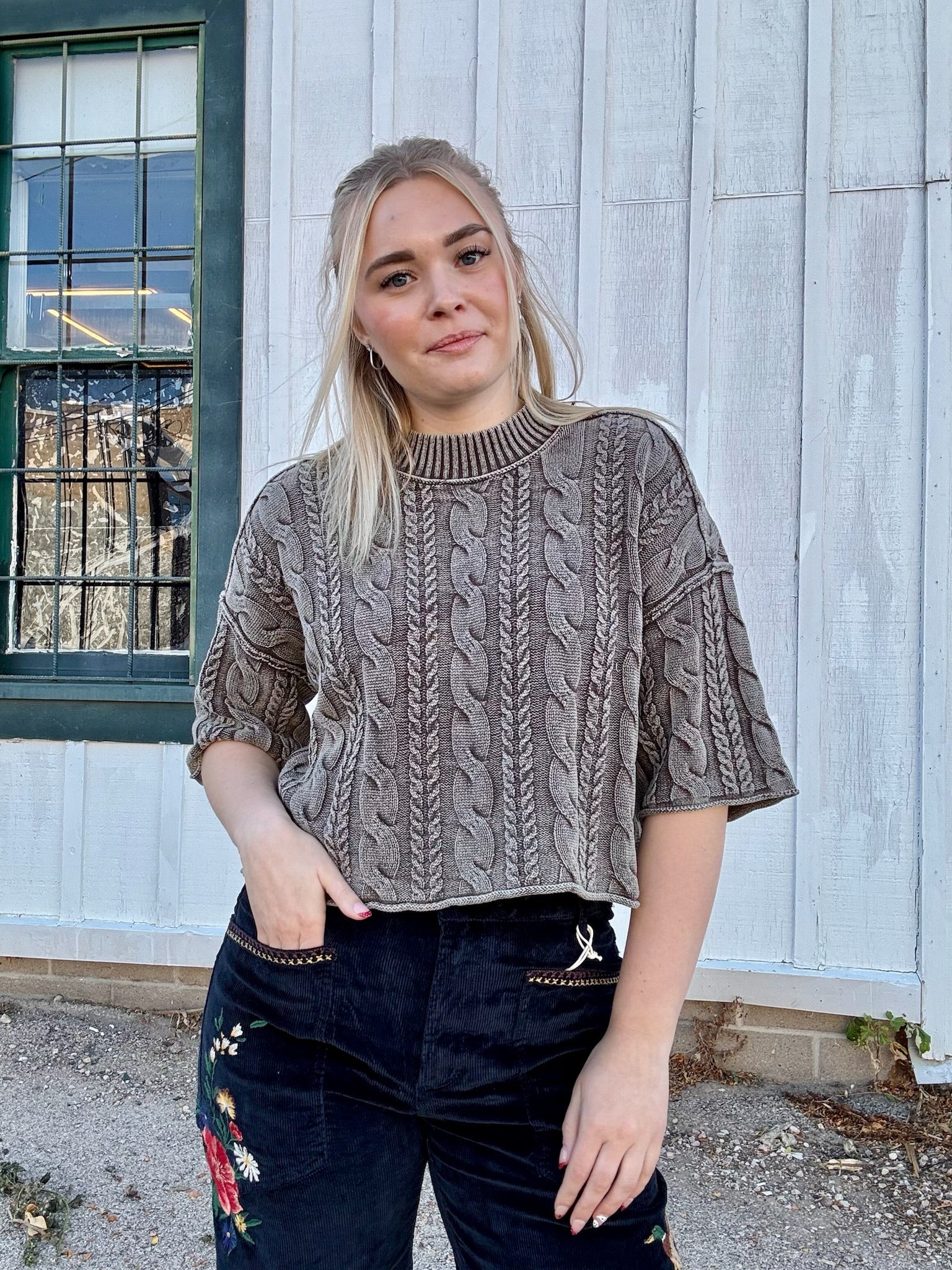 Rustic Charm Sweater