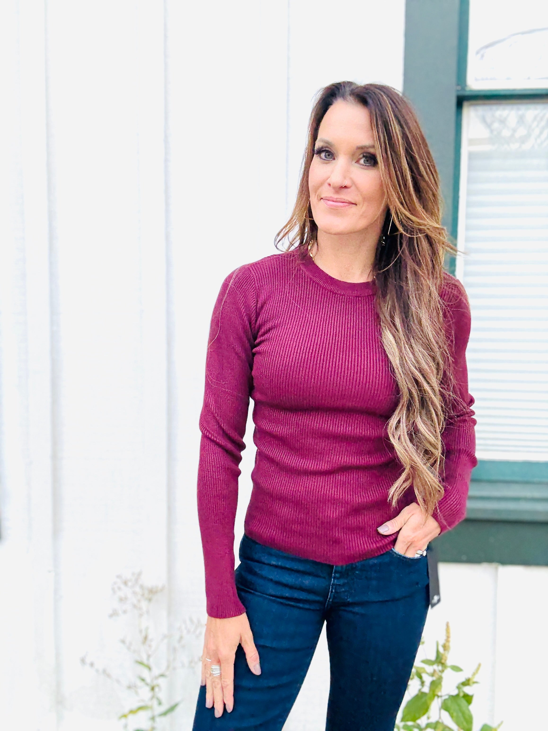 Cathy Classic Crewneck Sweater