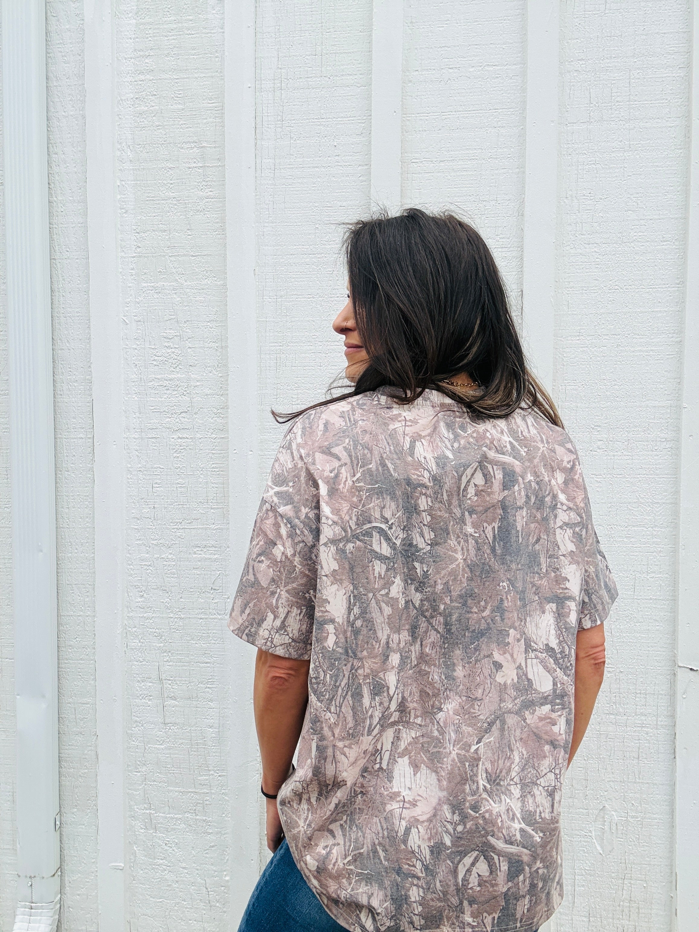 Birdie Camo Oversized Tee