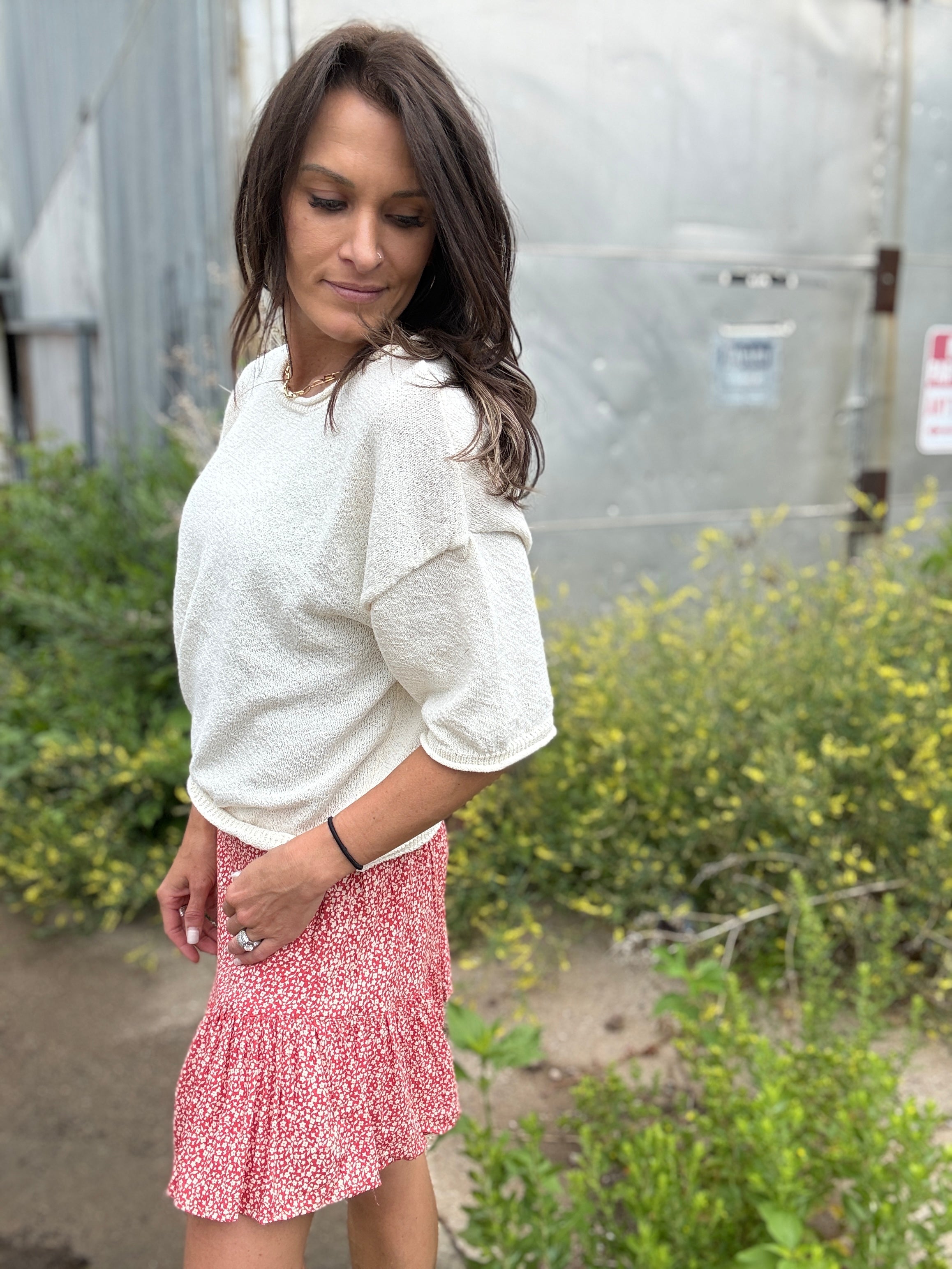 Hannah SS Sweater