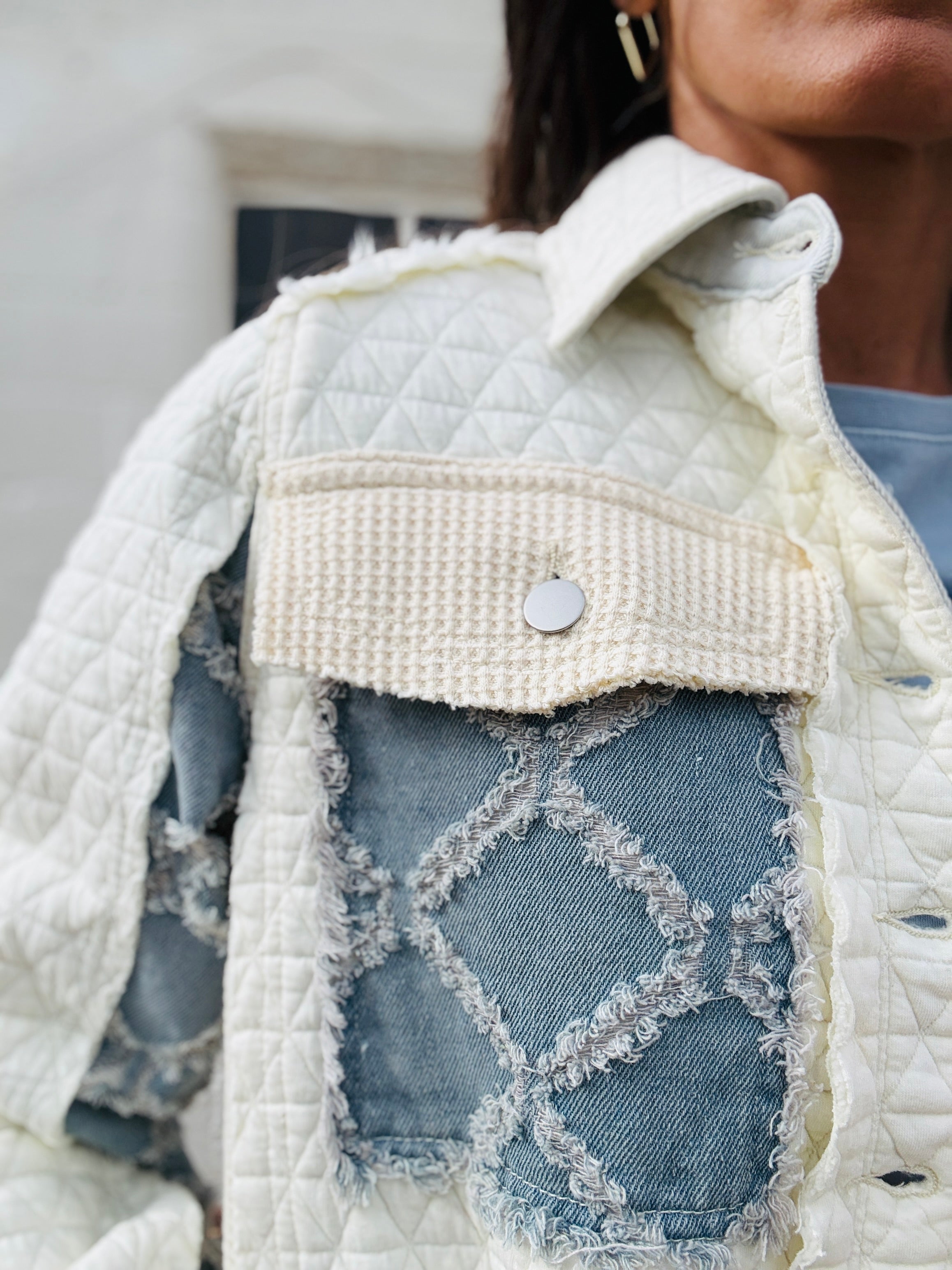 Vintage Washed Quilted Jacket