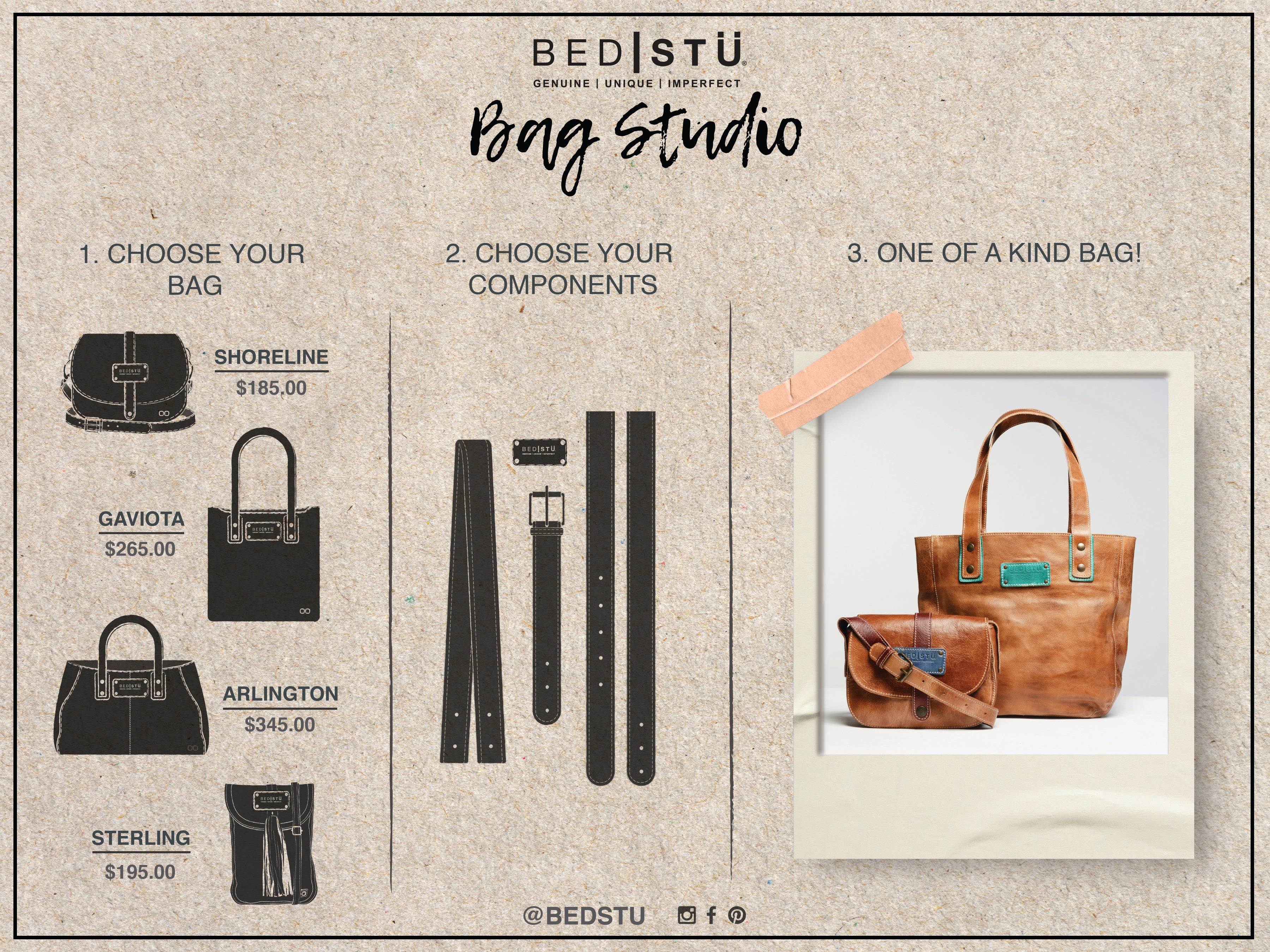 BED|STU Build A Bag Event May 30th