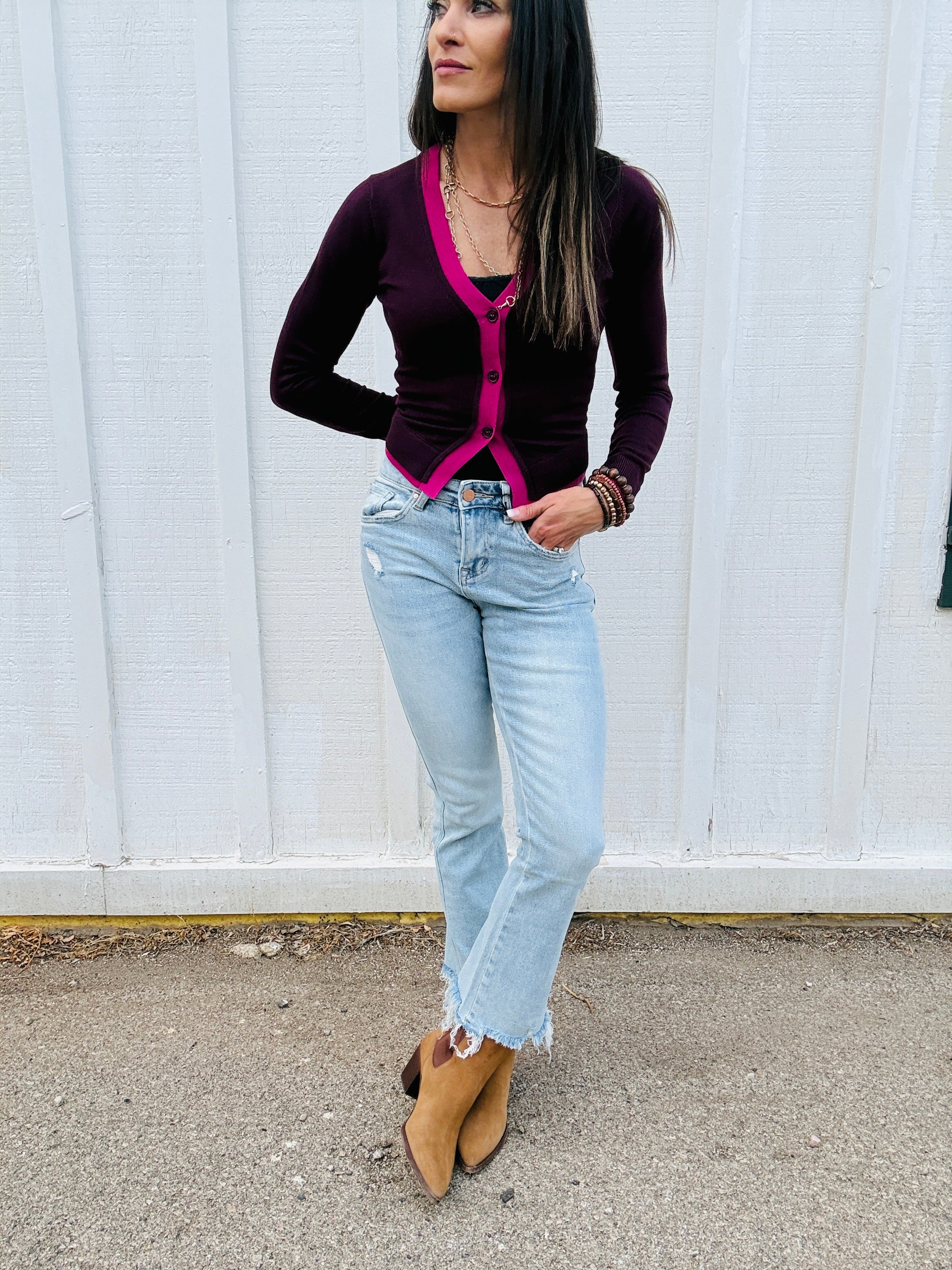 MICA HIGH RISE CROP FLARE