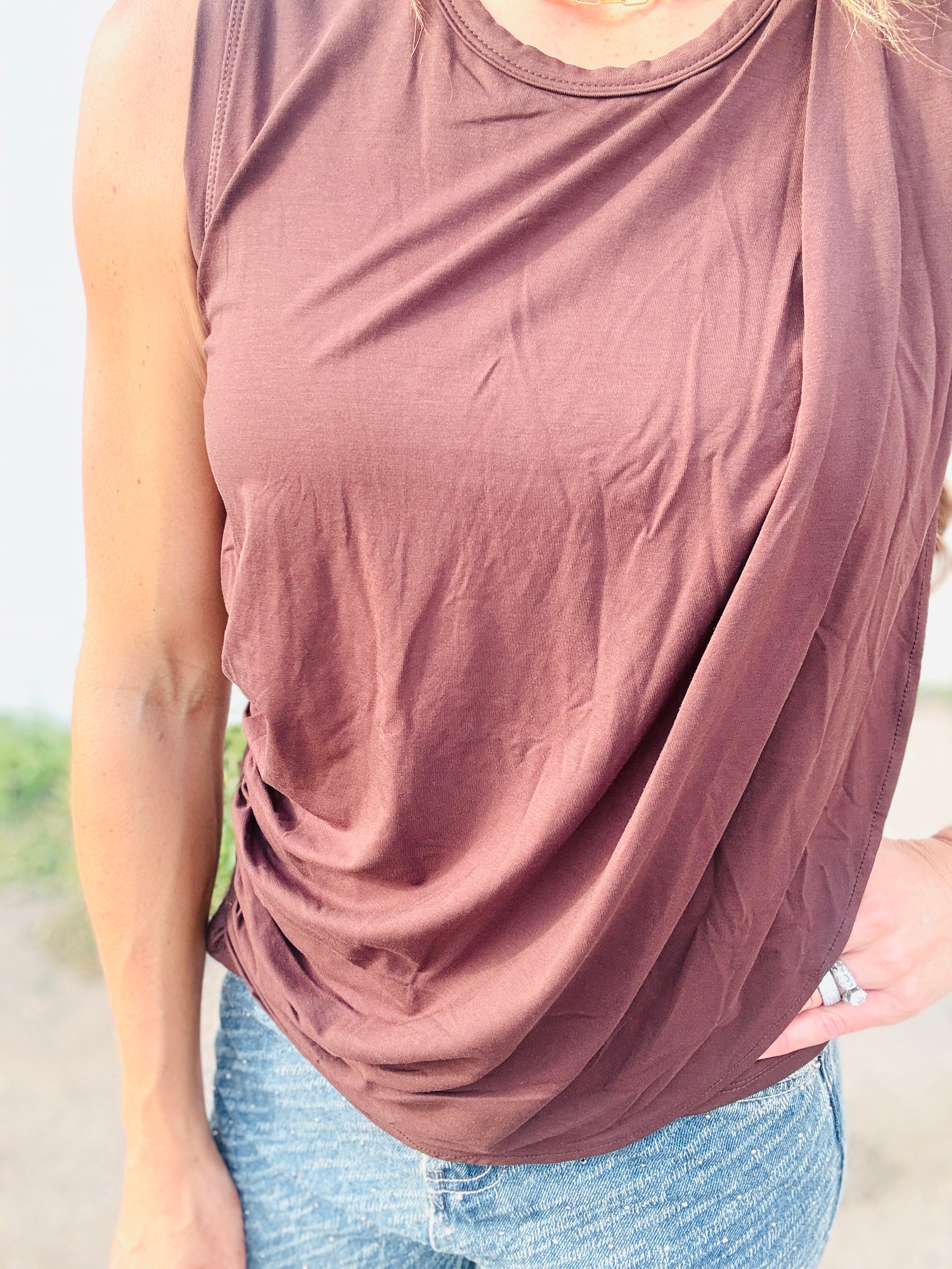 ELAN Drapey Tank Top