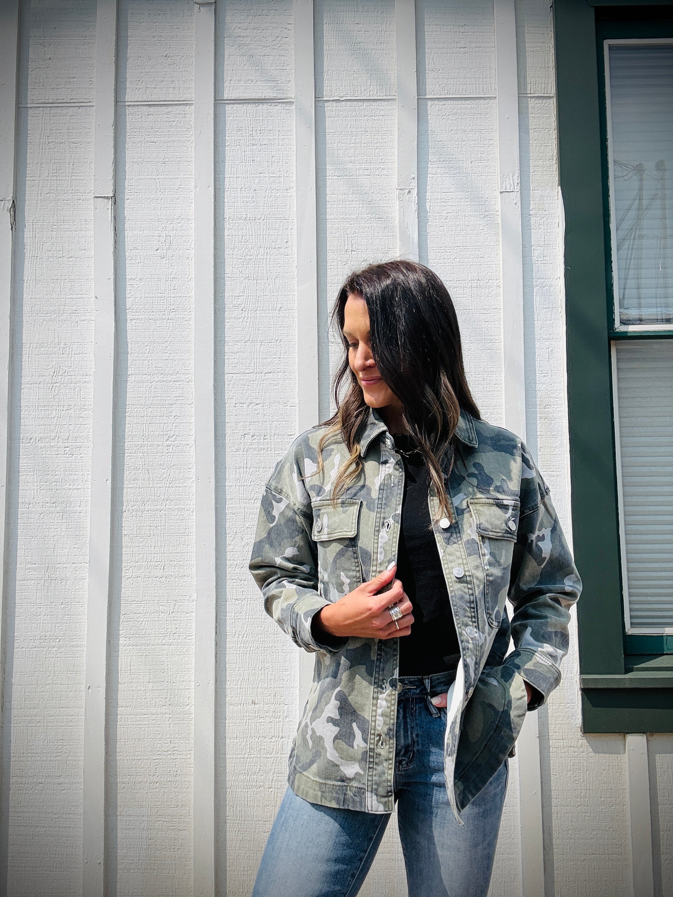 MICA Camo Shacket