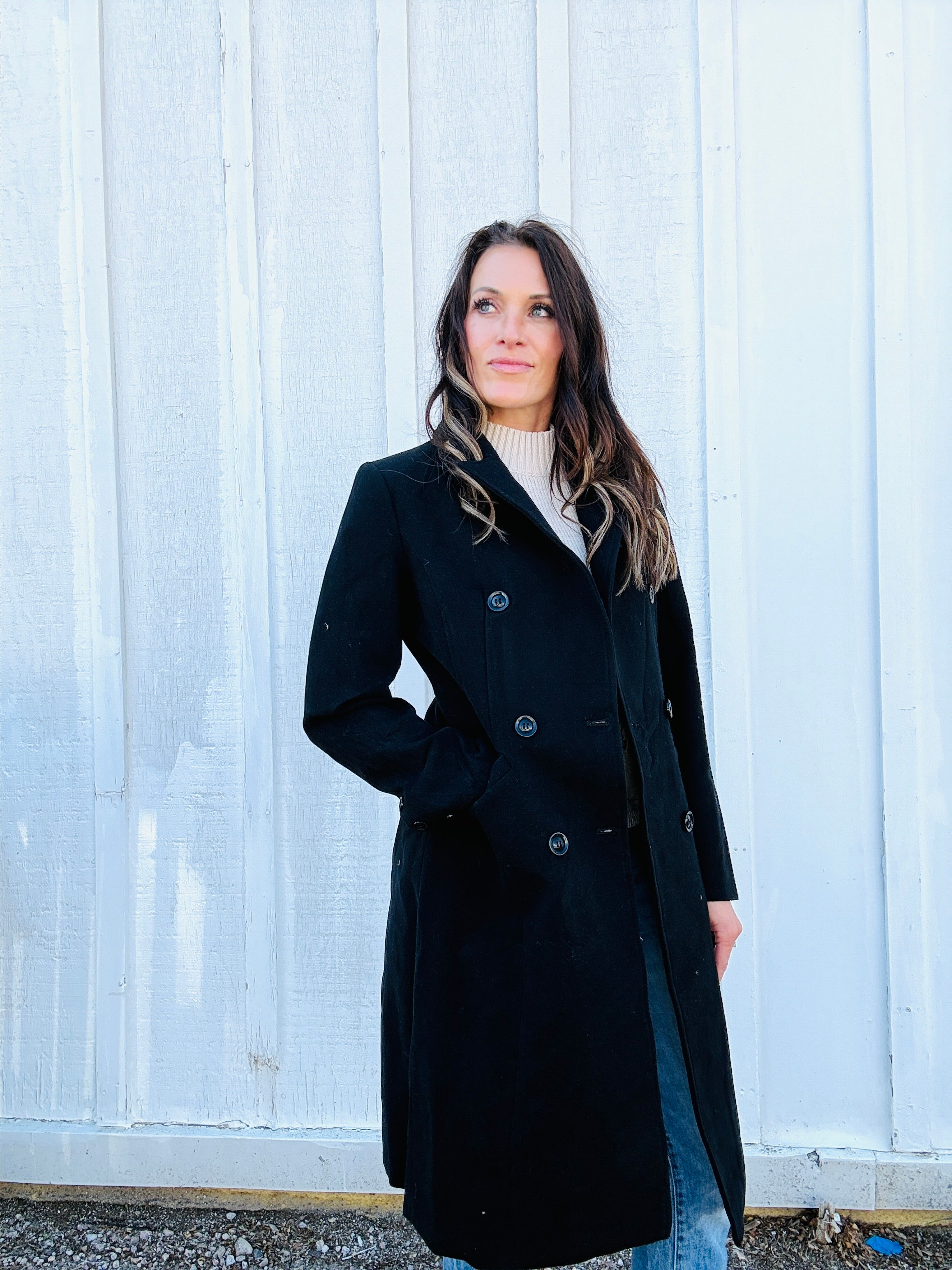 Brooklyn Oversized Twill Coat