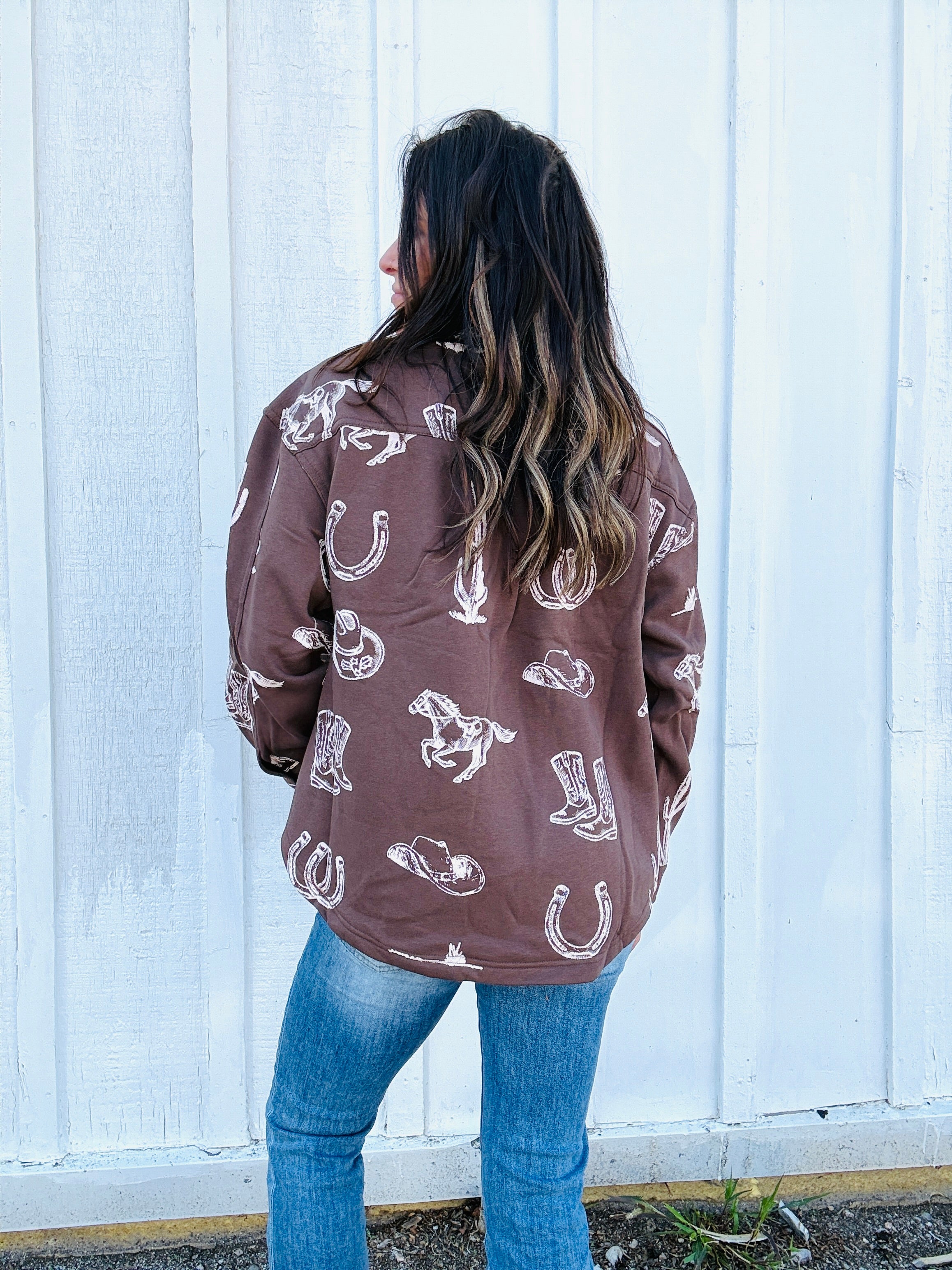 Cody Western Print Shacket