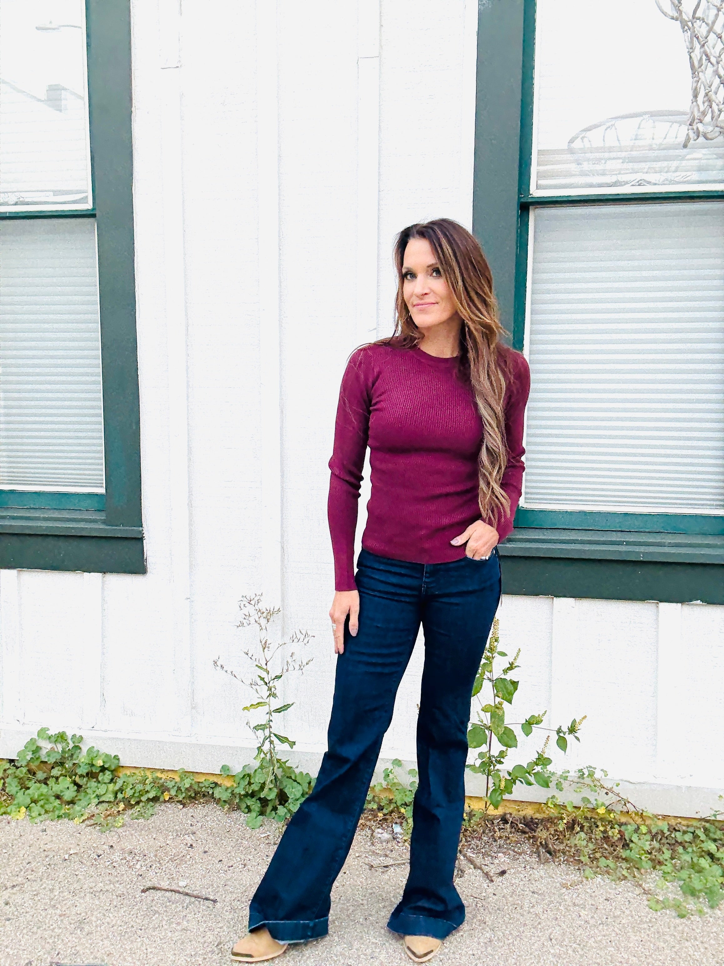 Cathy Classic Crewneck Sweater