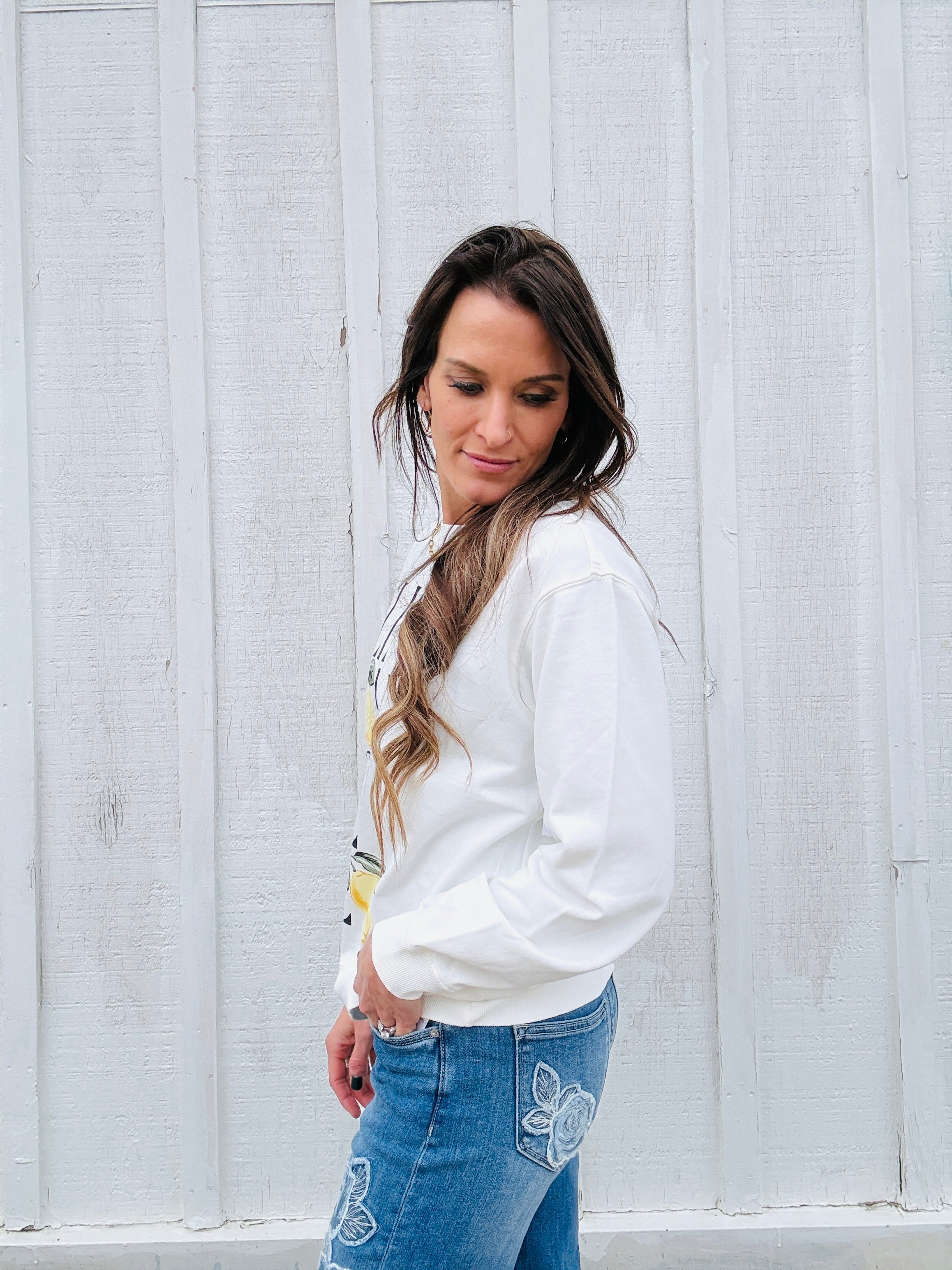 Z Supply Limon Boyfriend Sweatshirt