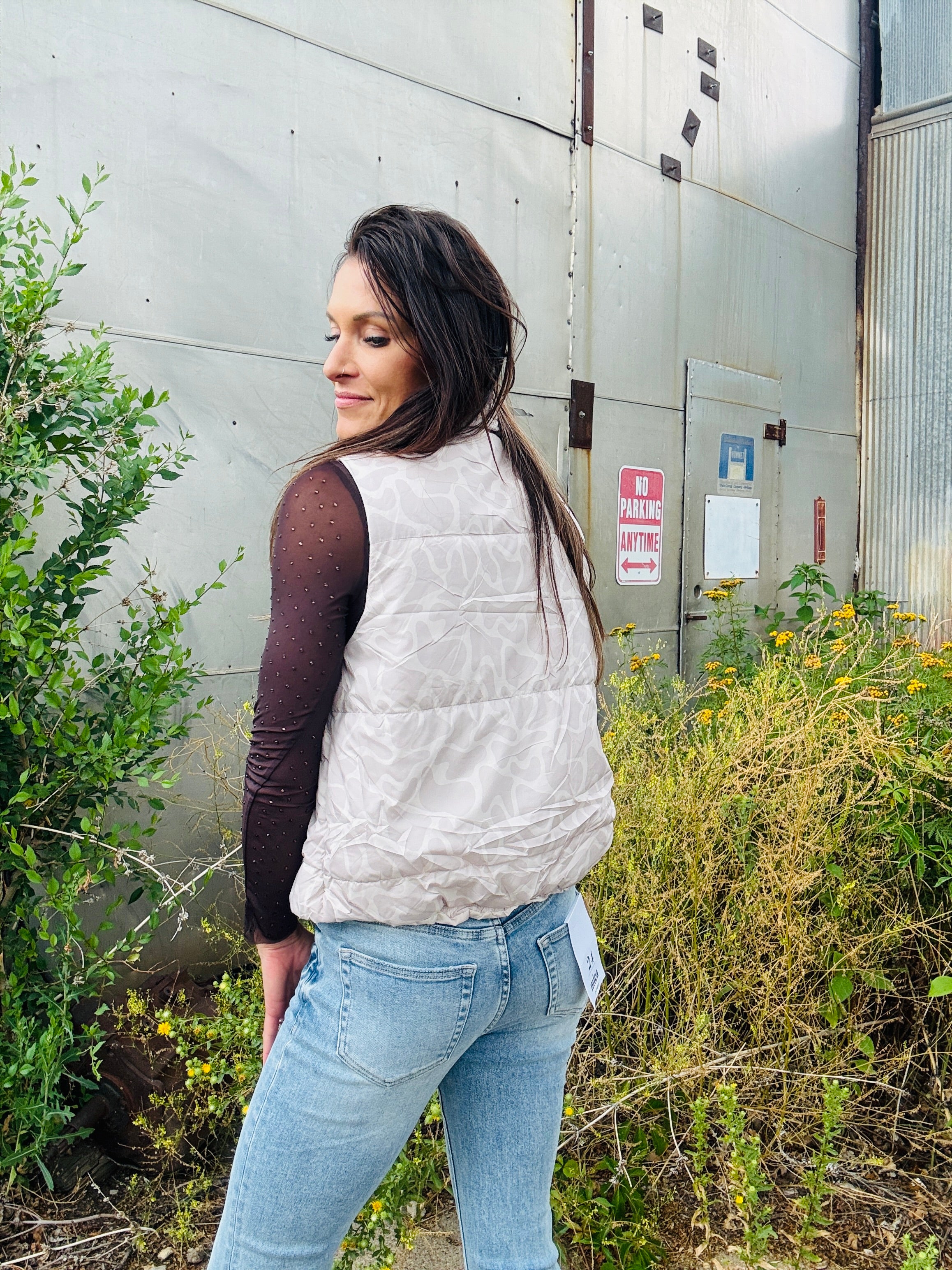 Birdie Puffer Vest Bare Marsh Camo