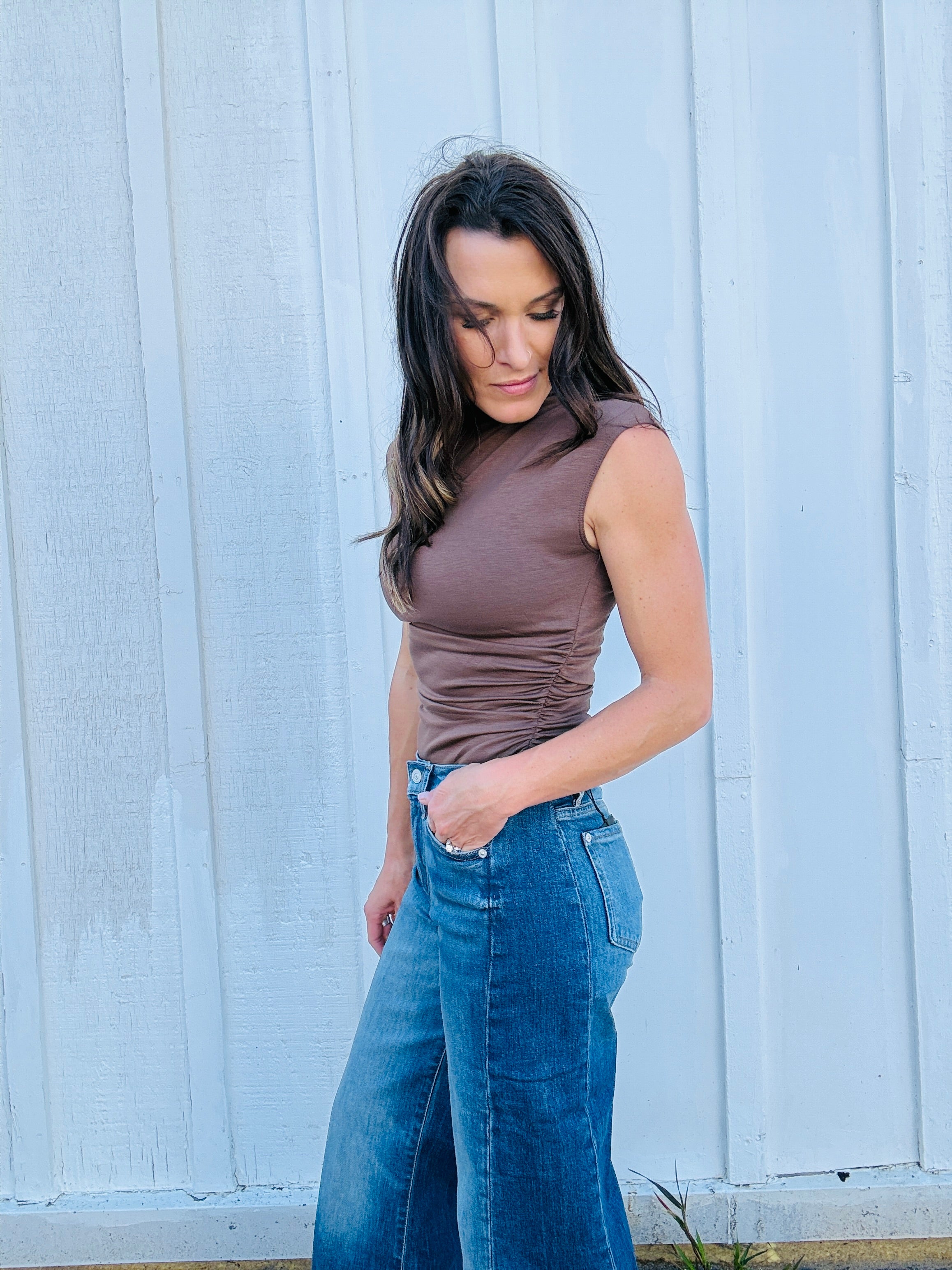 Miranda Cap Sleeve Bodysuit