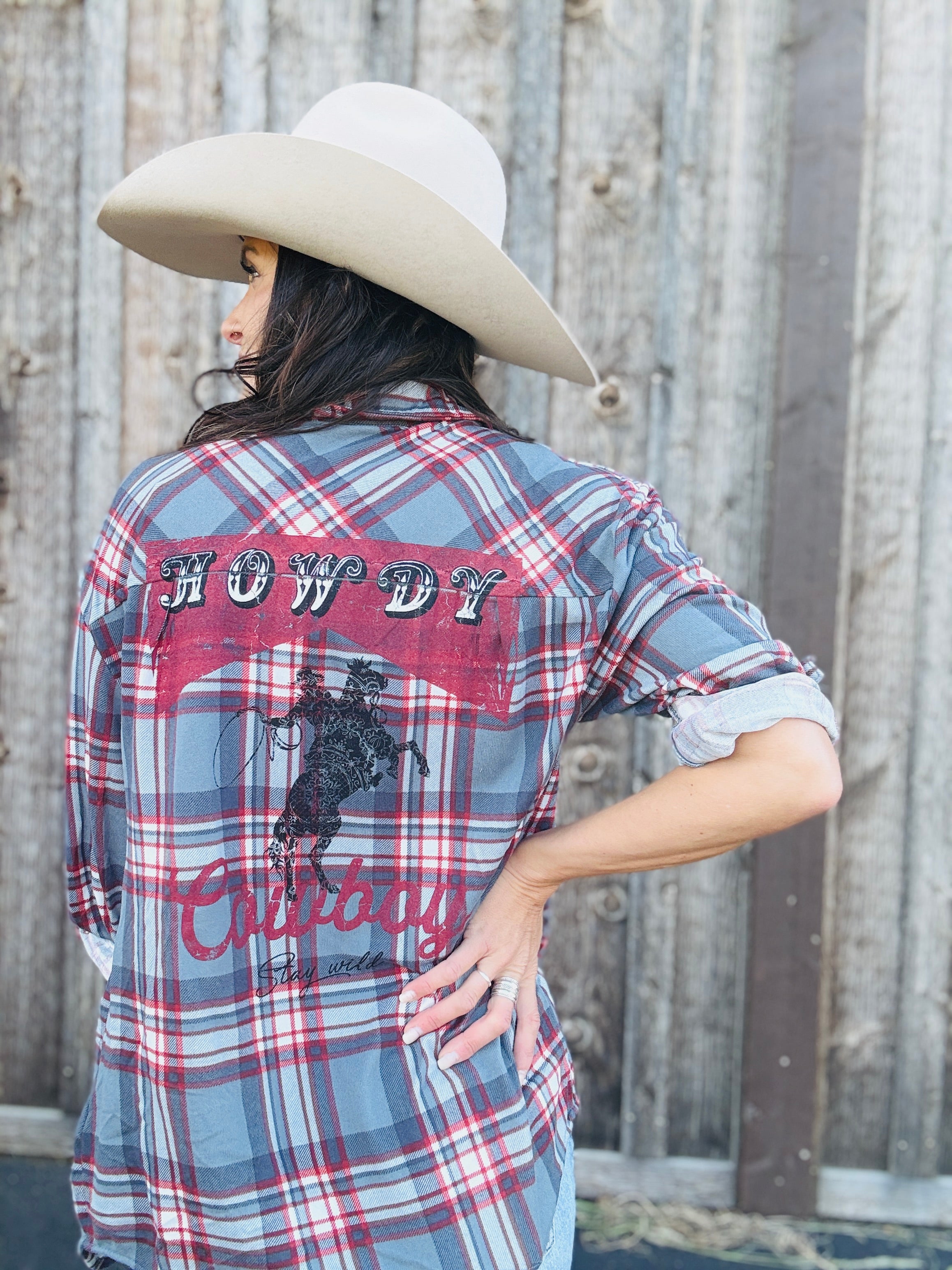 Howdy Cowboy Button Up