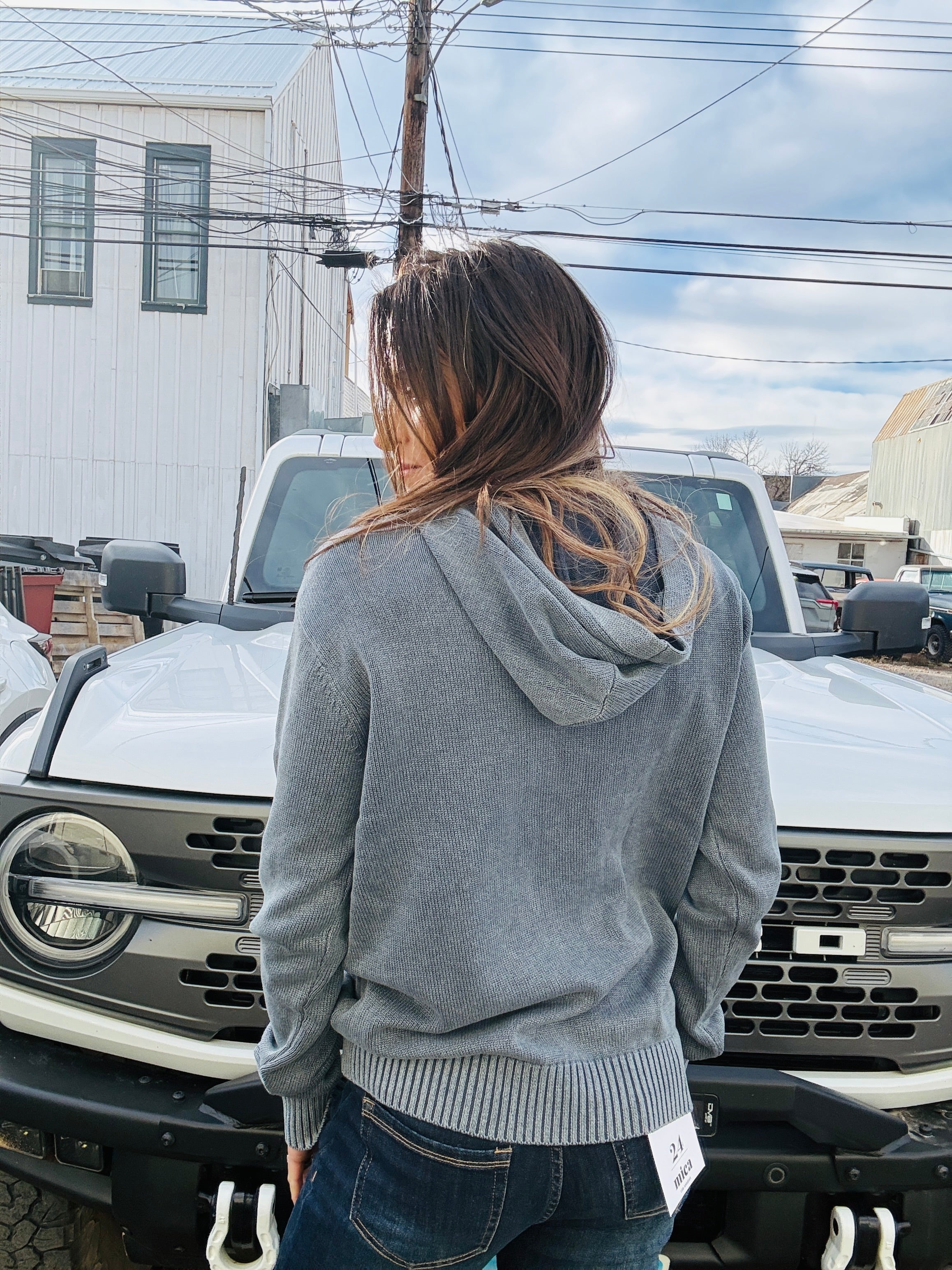 American Needle Bronco Sweater Hoodie