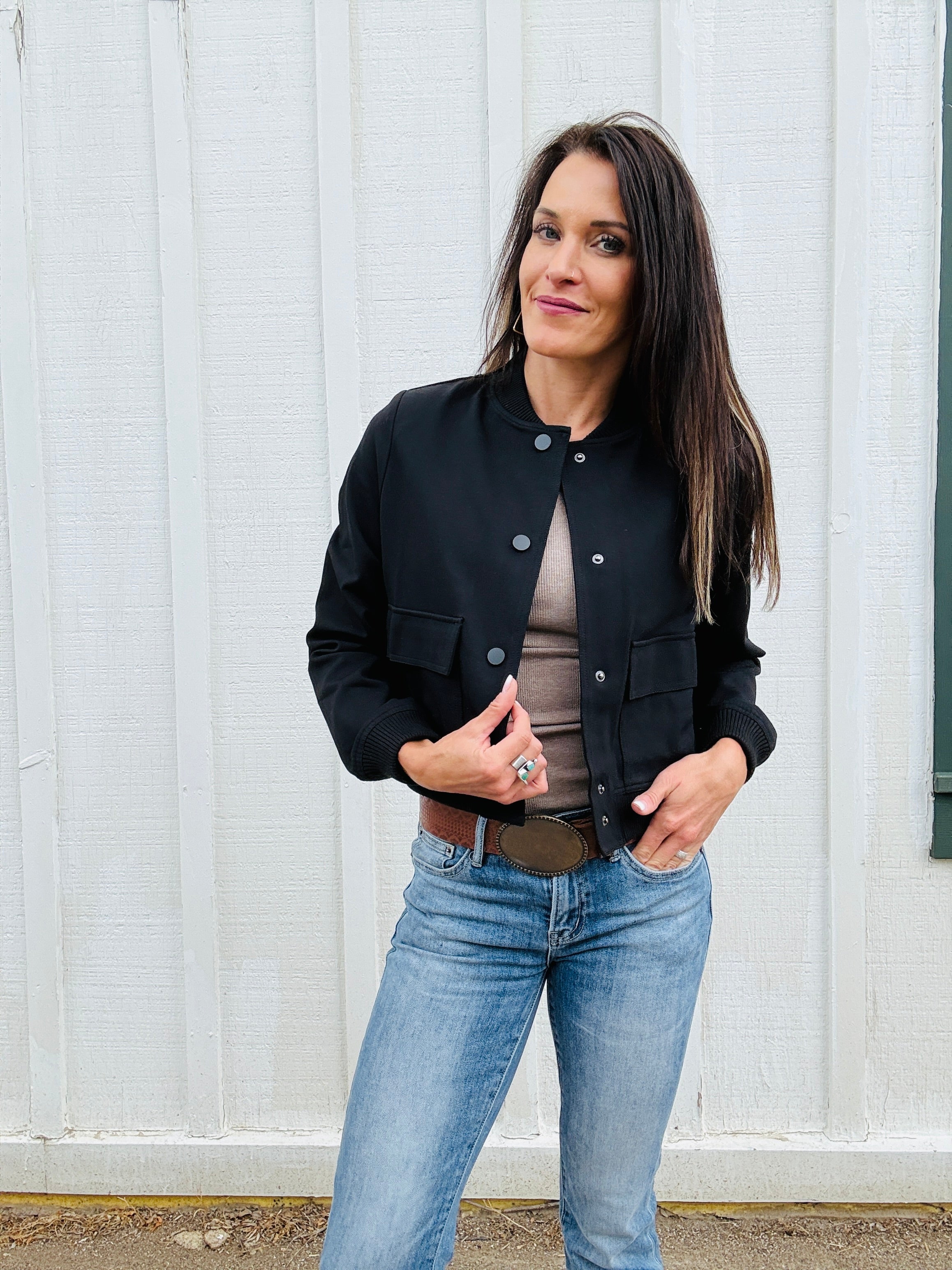 ELAN Kennedy Bomber Jacket