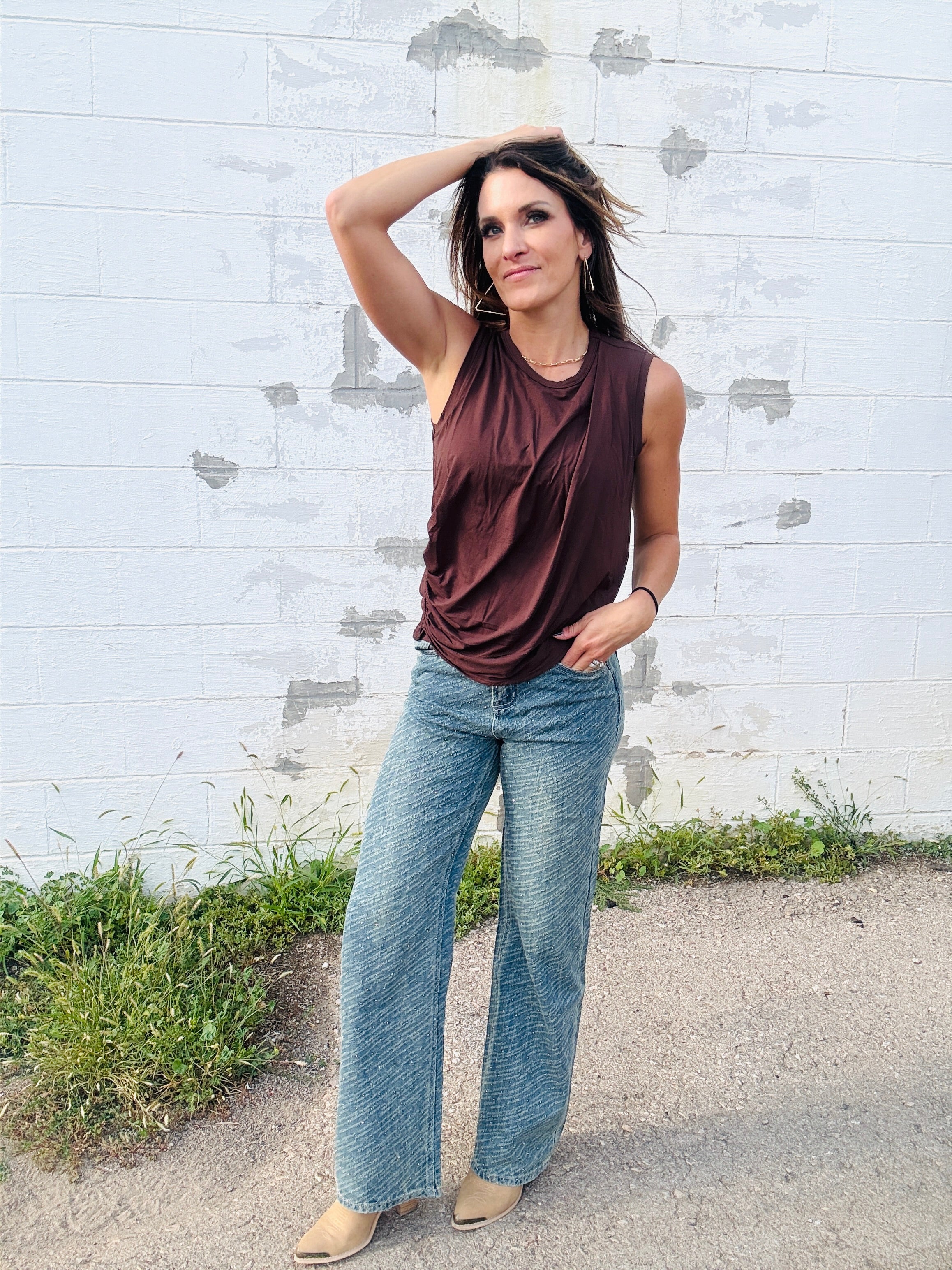 ELAN Drapey Tank Top