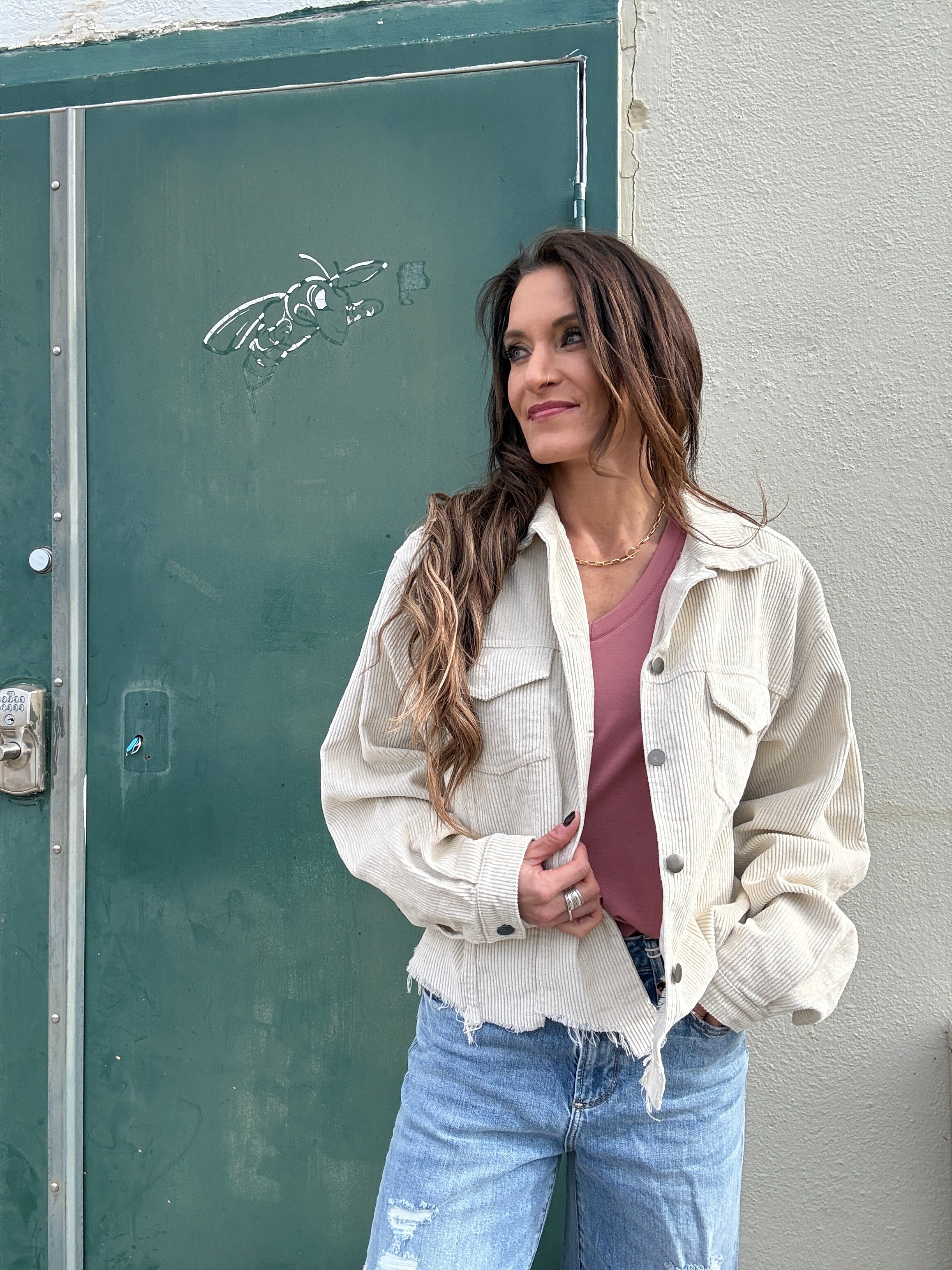 Corduroy Trucker Jacket