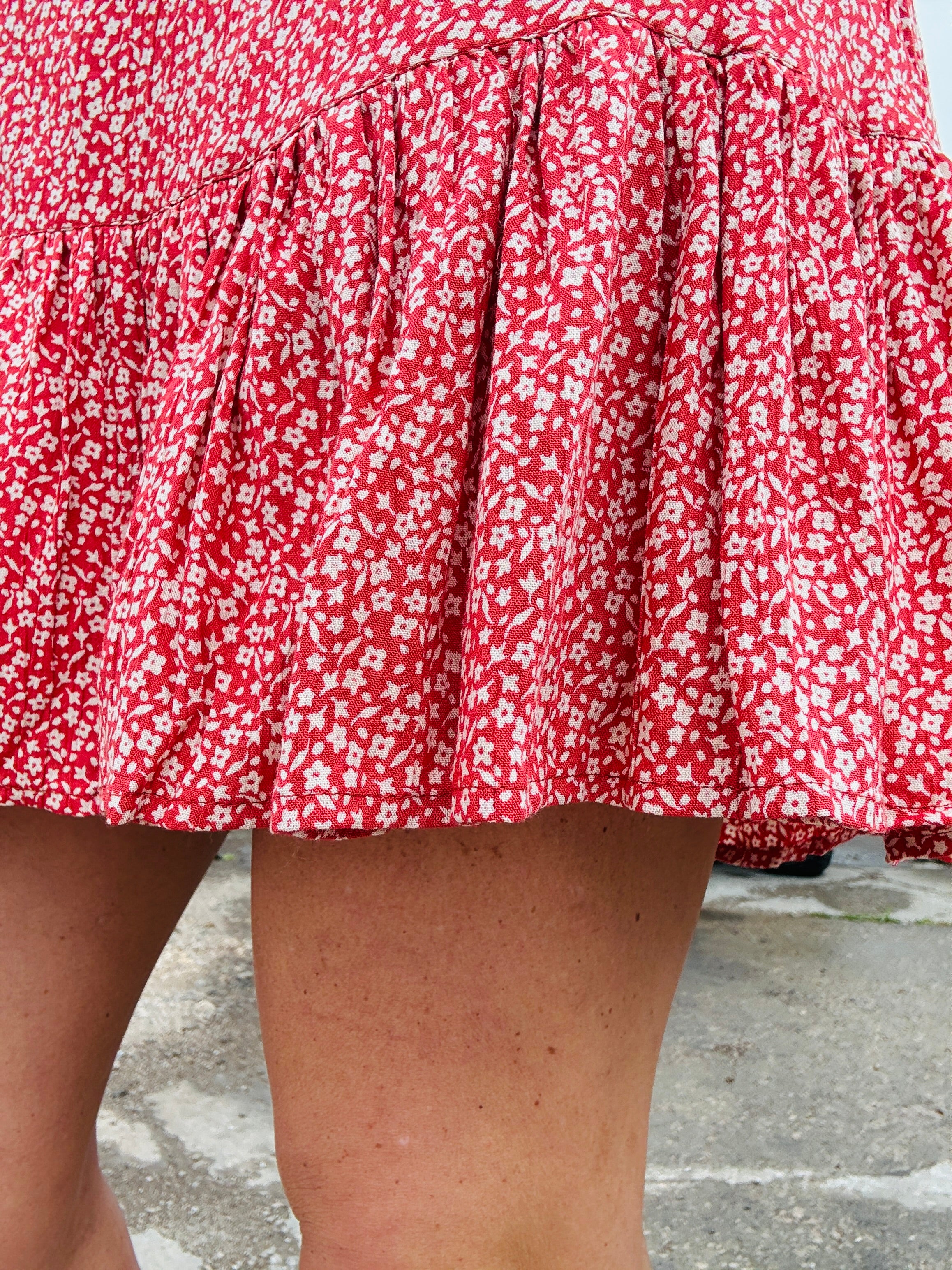 Ditsy Printed Skort