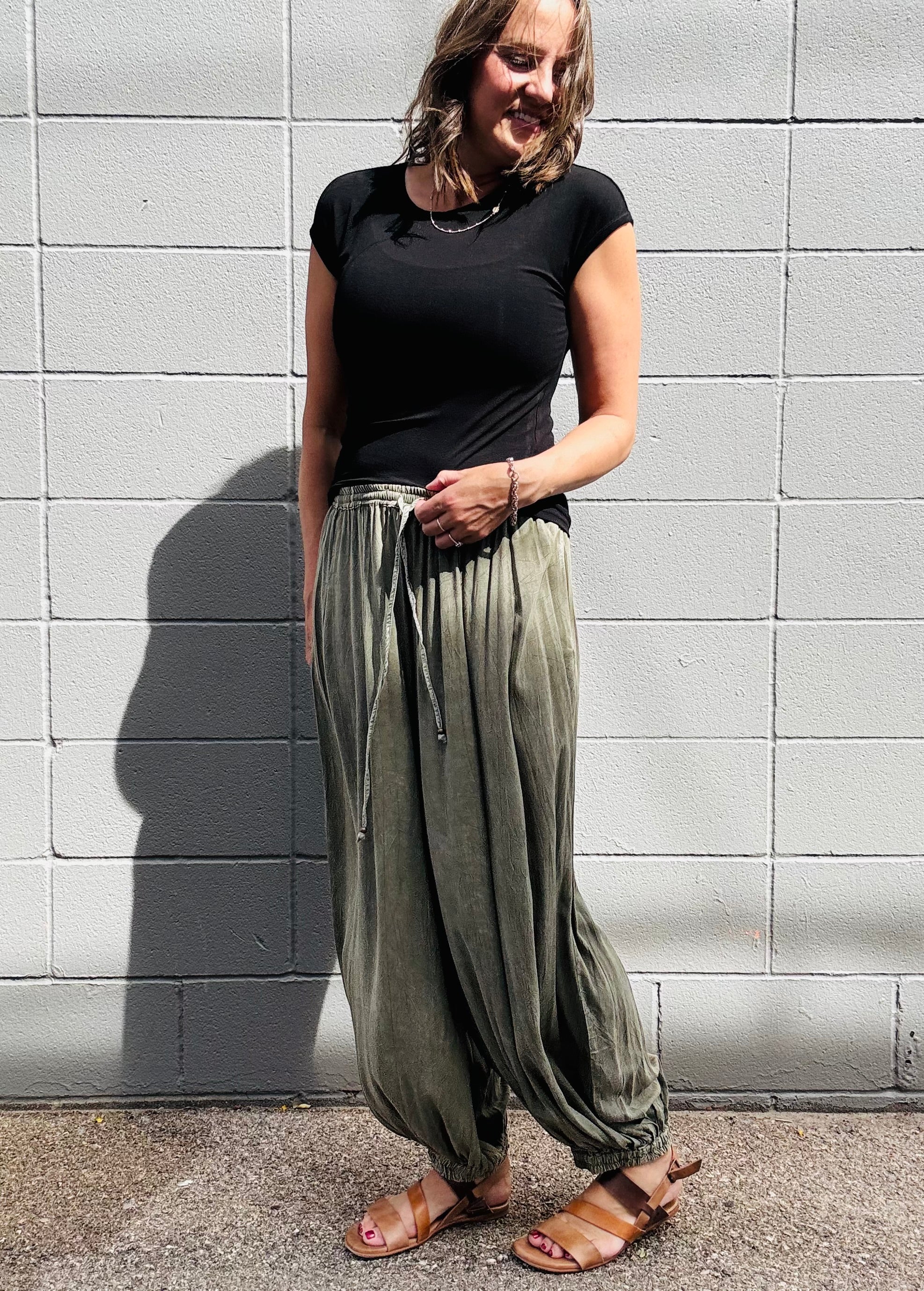 Desert Bloom Drawstring Pant
