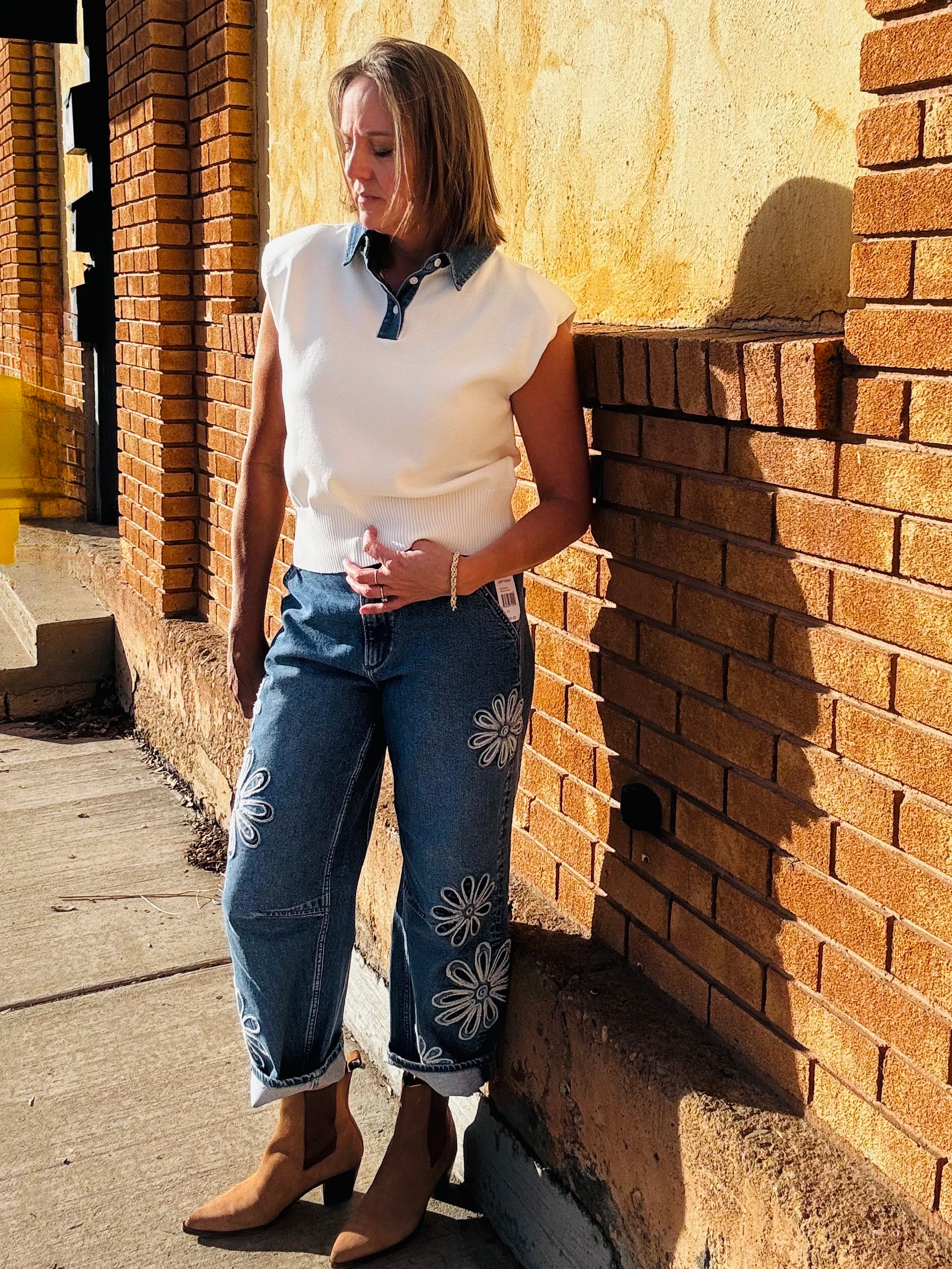 Driftwood Barbie Barrel x Daisy Patchwork