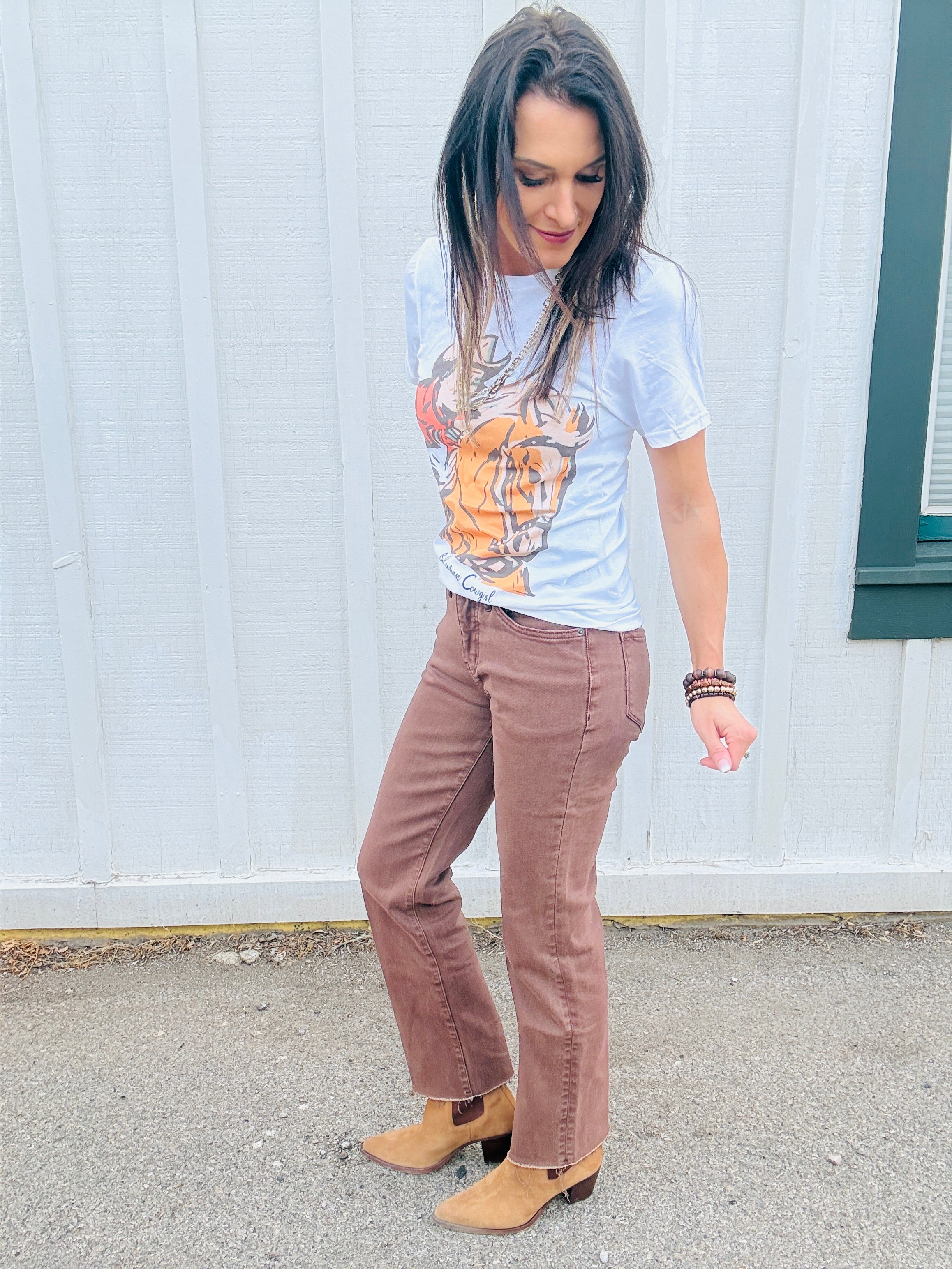 MICA HR Ankle Straight in Tobacco