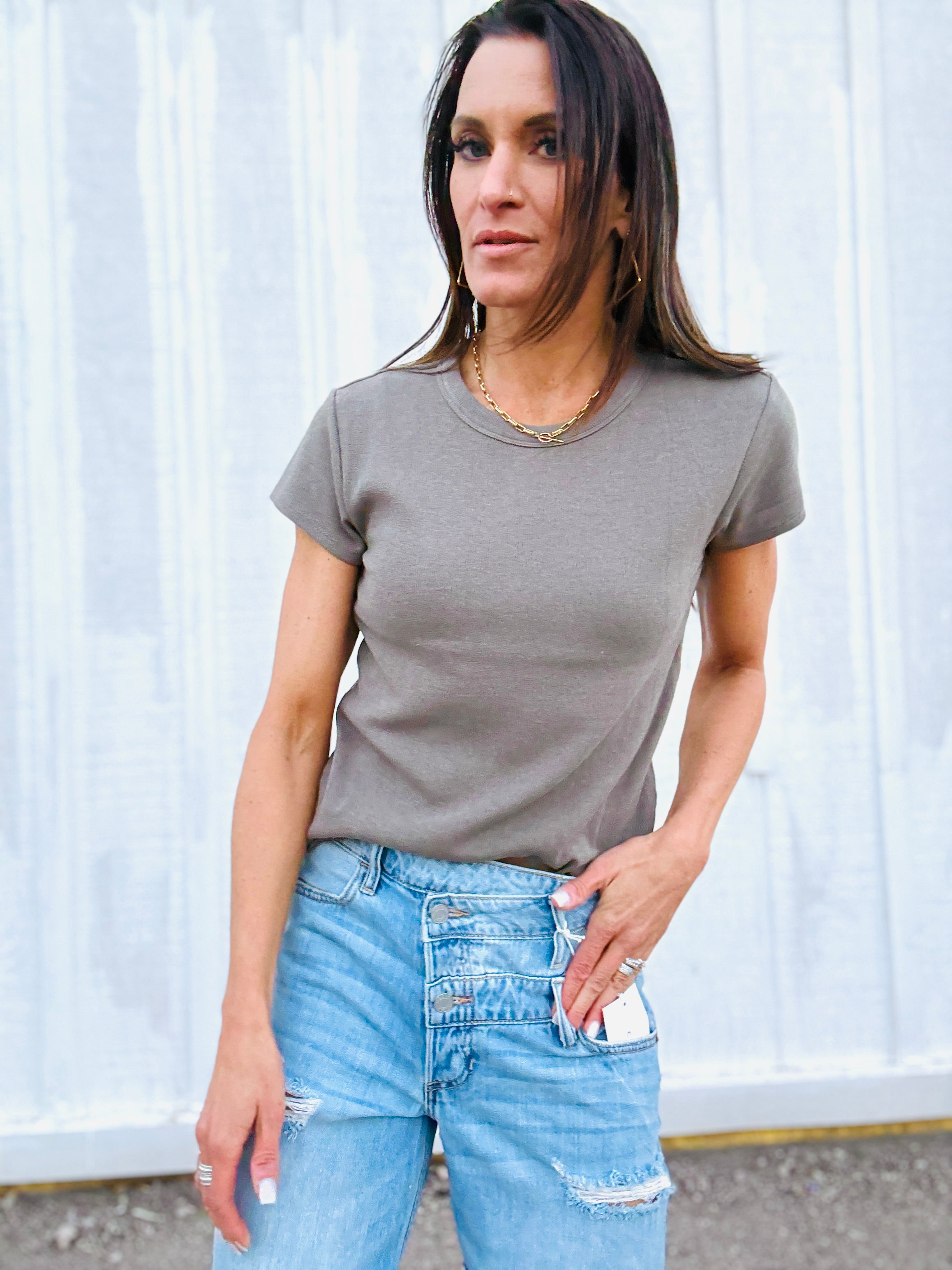 Z Supply Renae Rib S/S Top