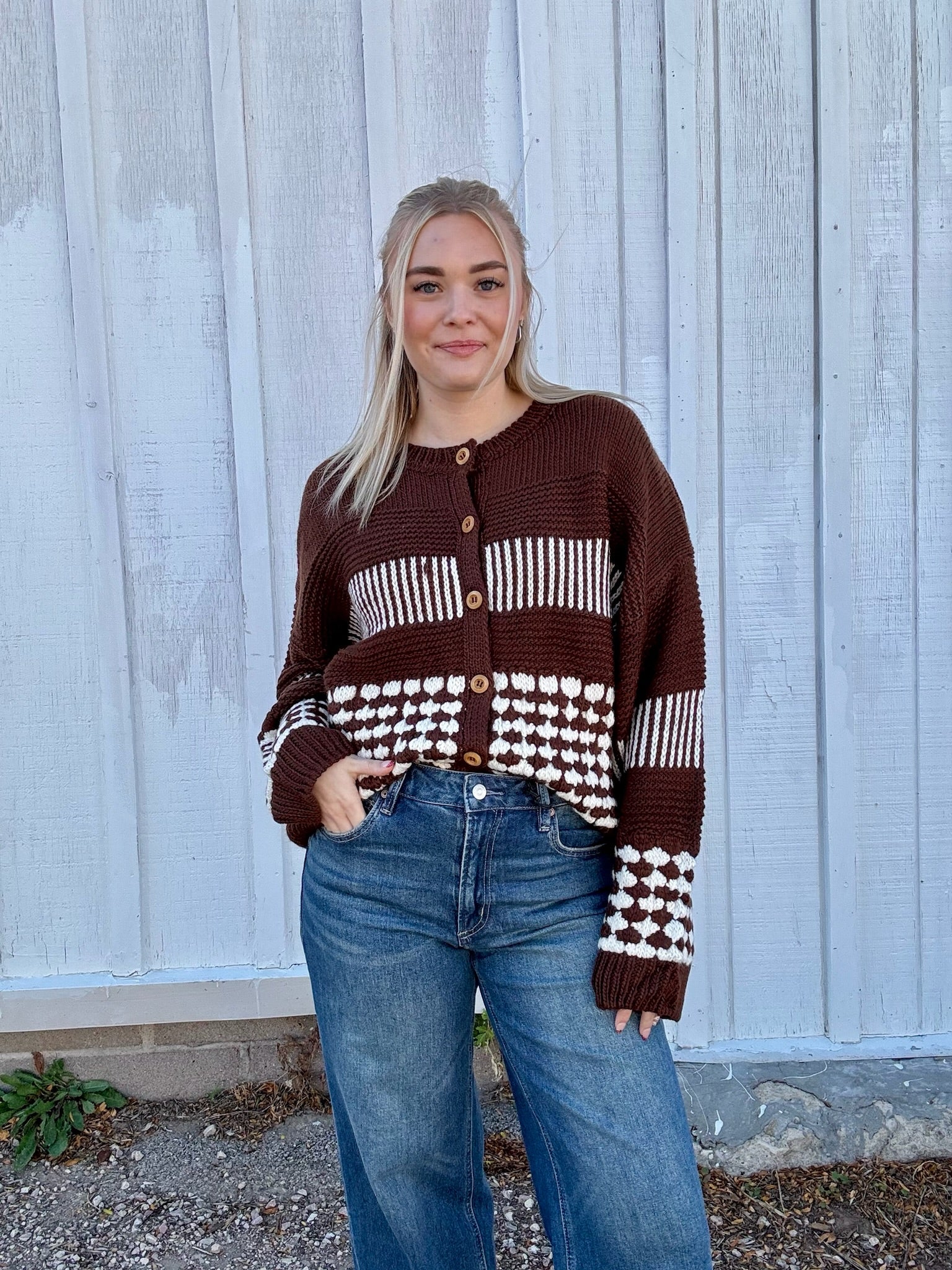 Braylee Patterned Cardigan