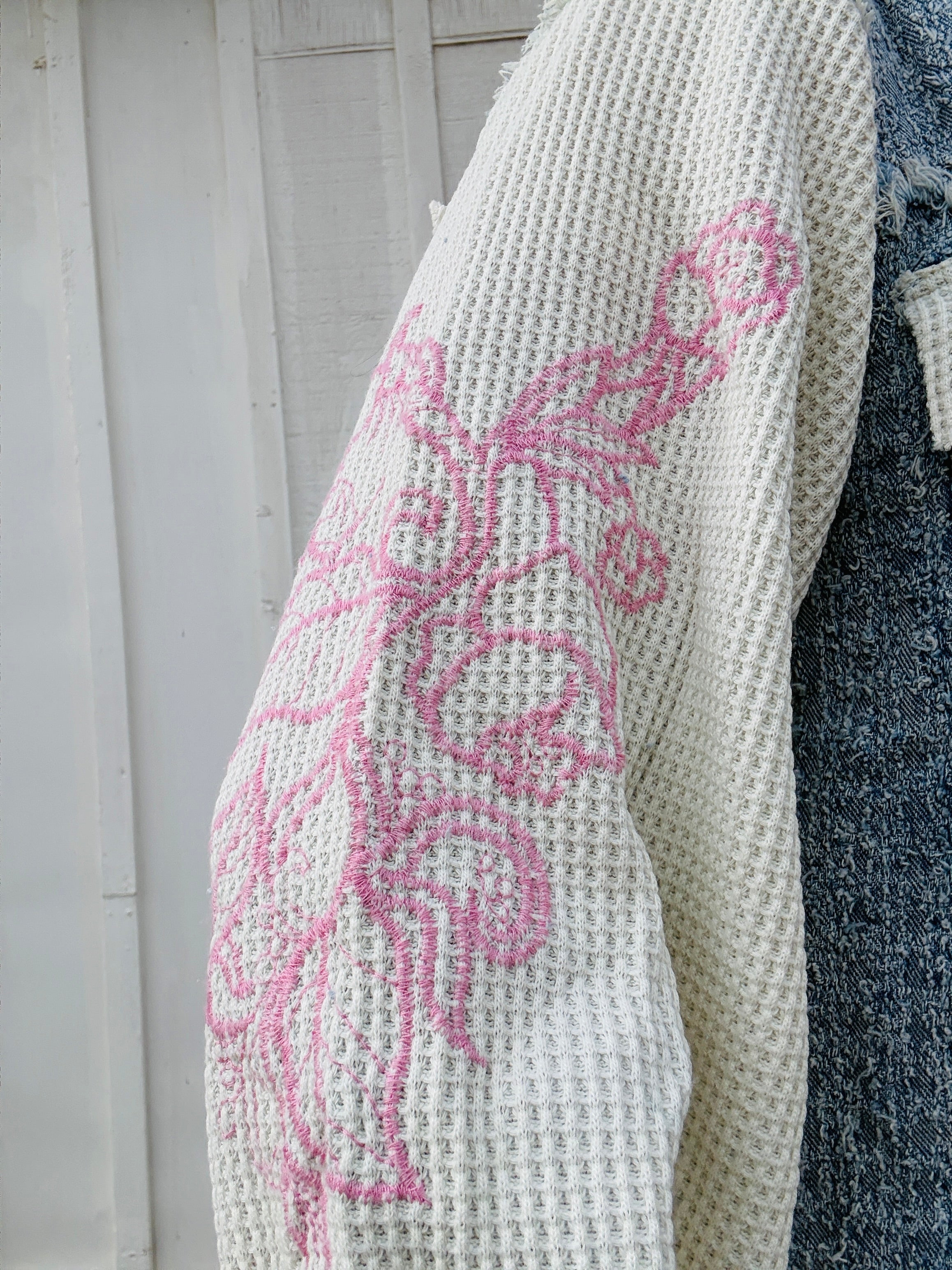 Denim & Floral Jacket