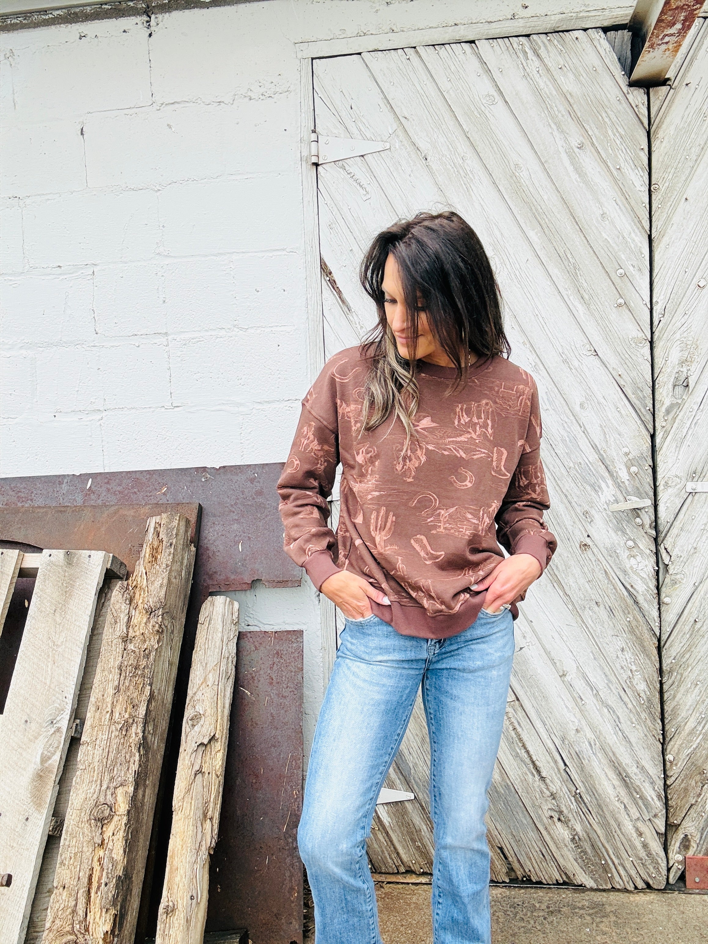 Shayla Western Sweatshirt