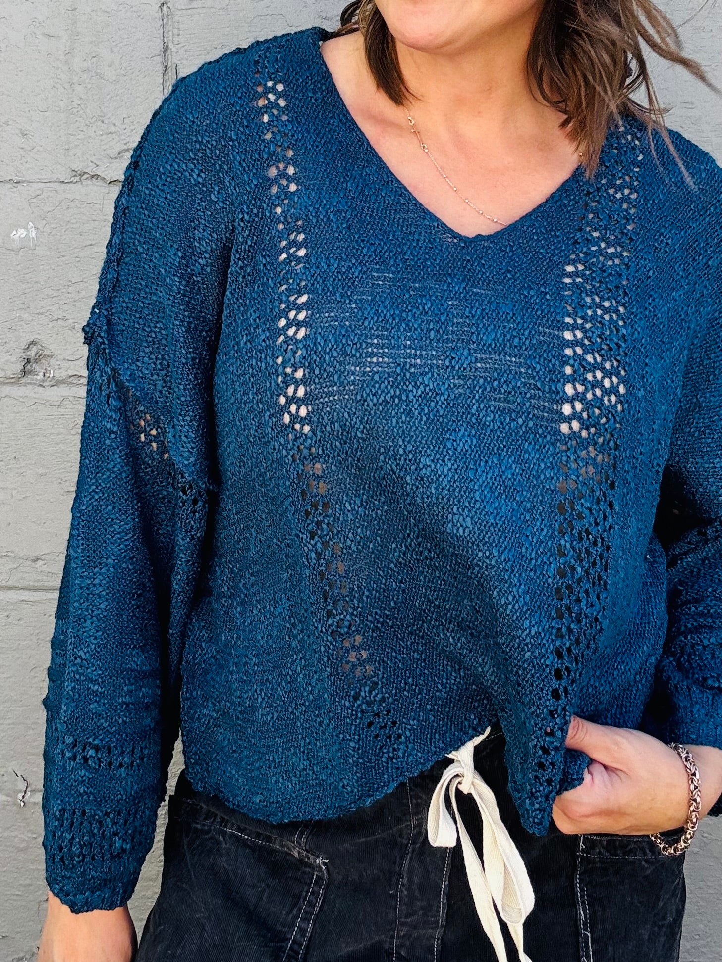 V Neck Summer Sweater