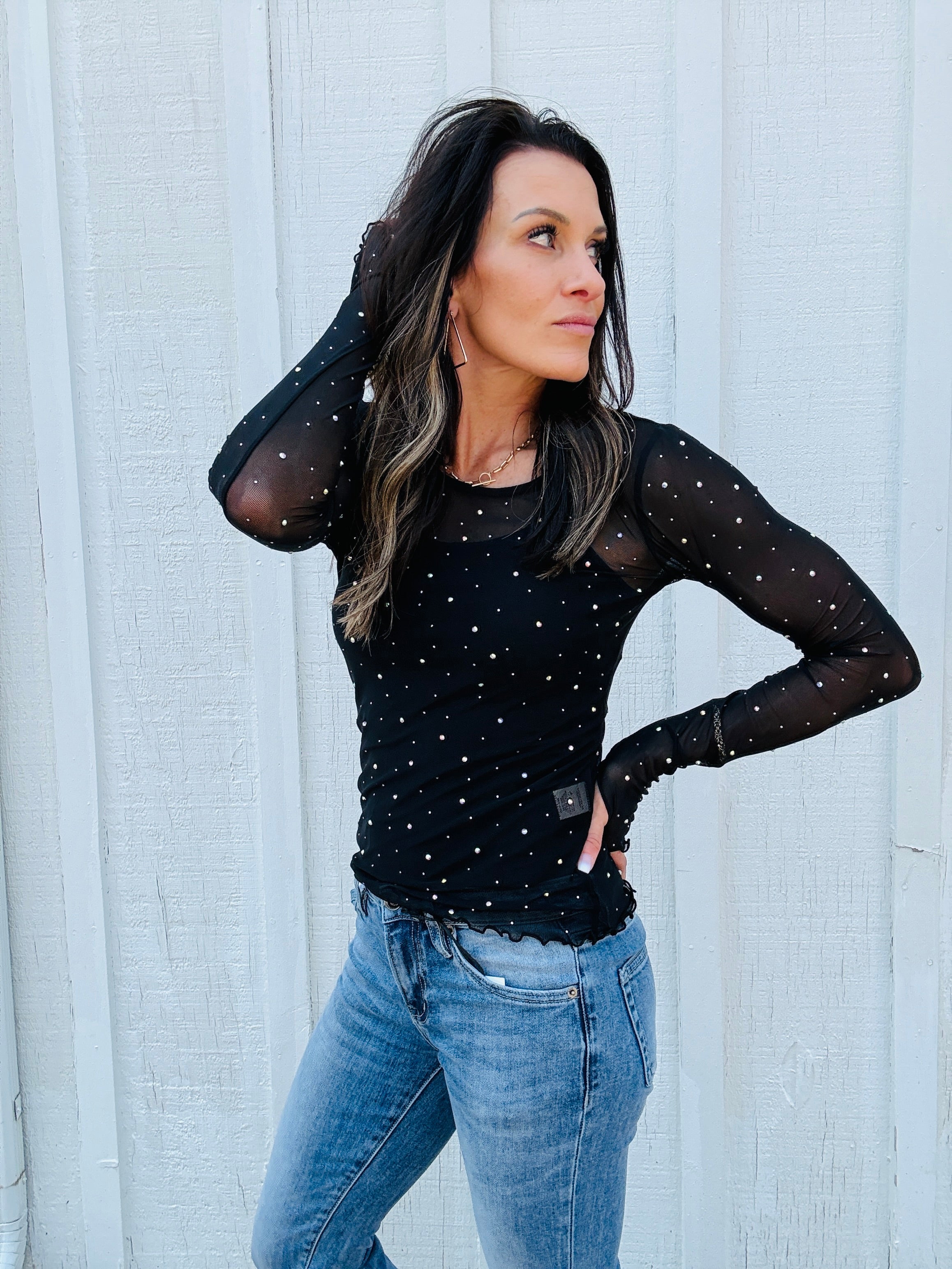 After Hours Sheer Long Sleeve