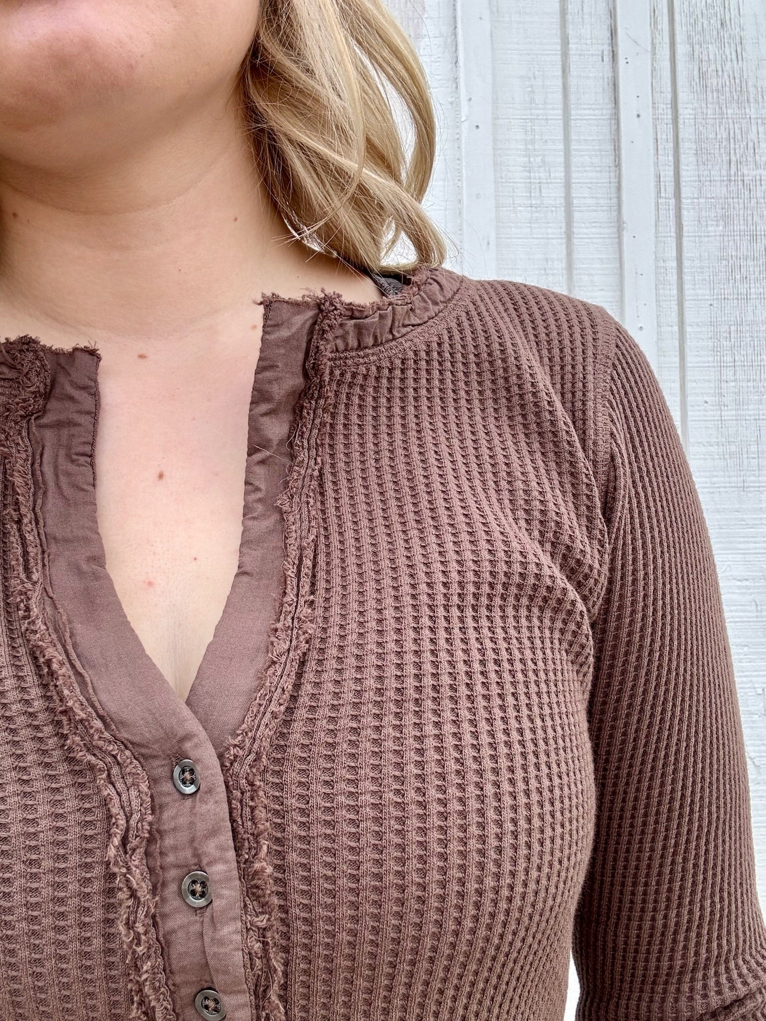 Dylan Brooks Button Top
