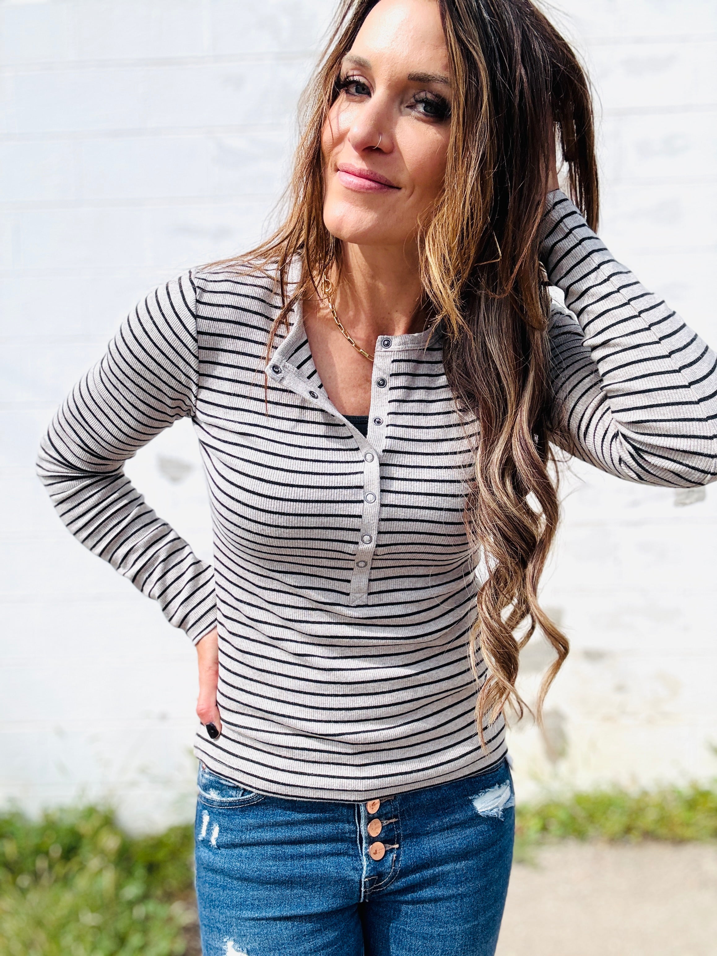 Z SUPPLY Stella Stripe Henley