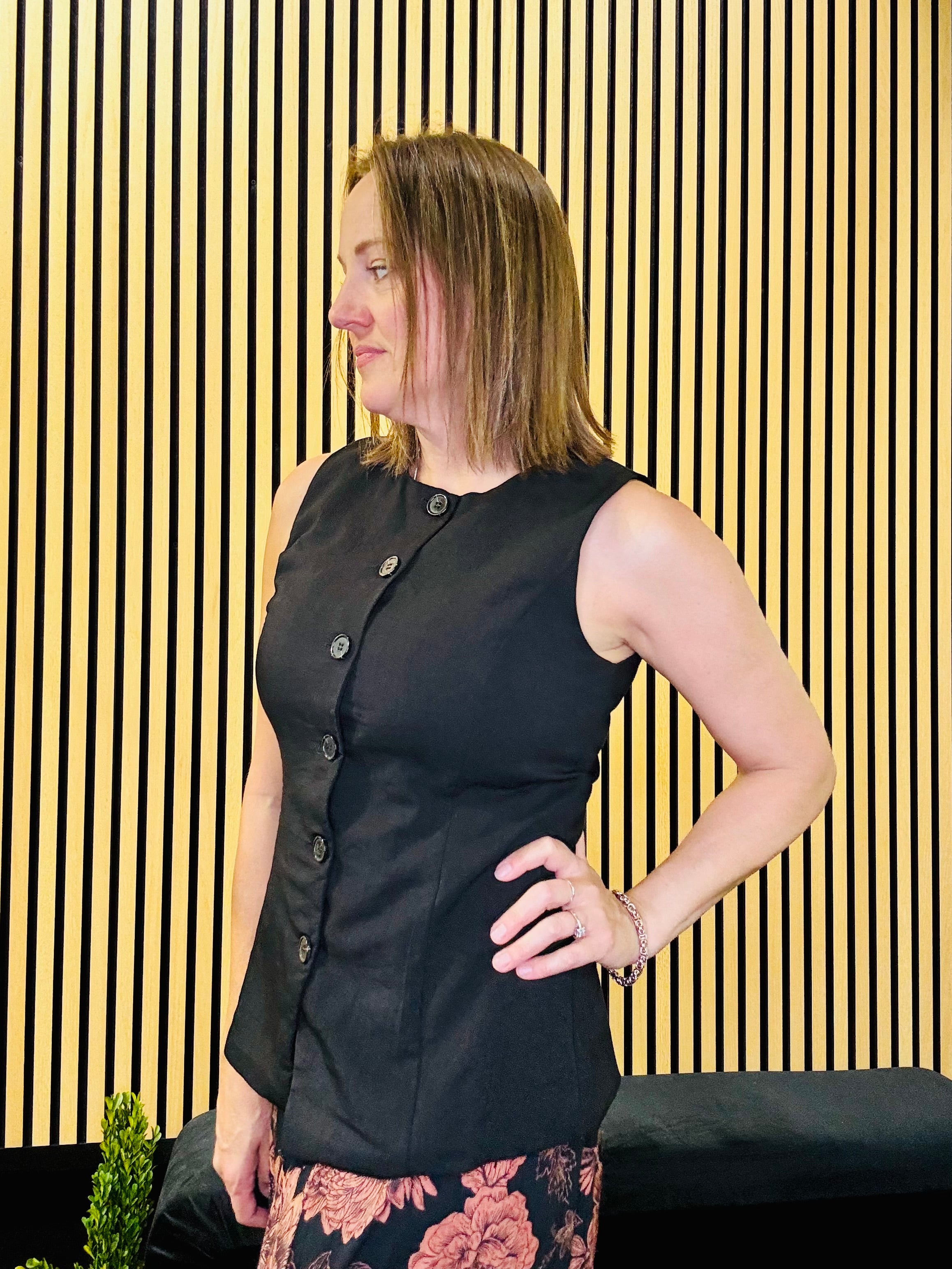 Riley Button Vest