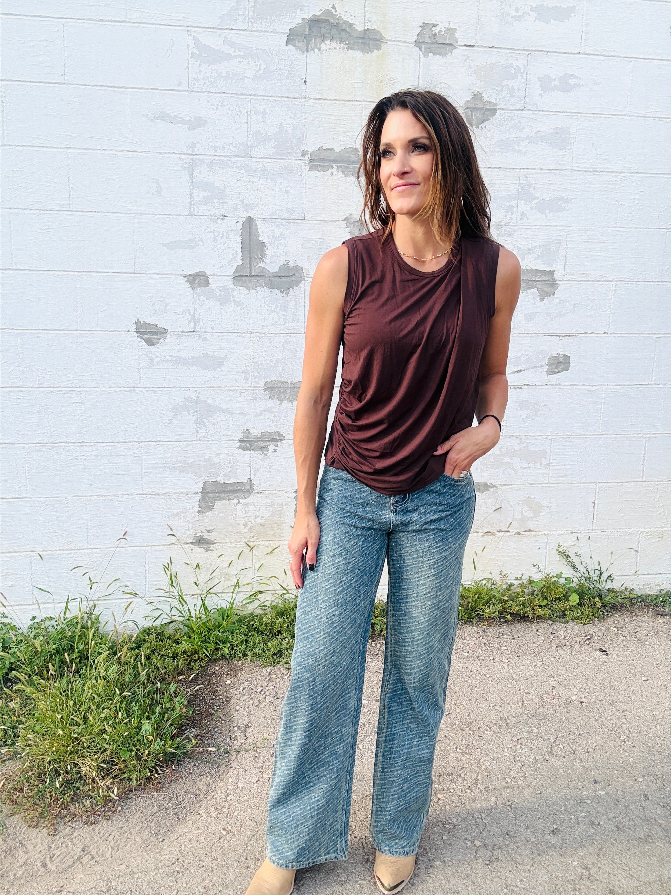 ELAN Drapey Tank Top