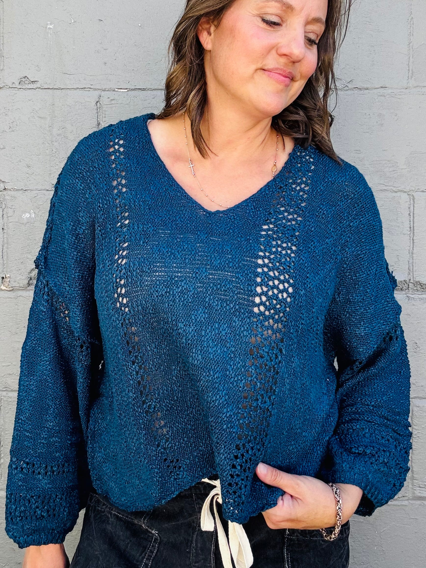 V Neck Summer Sweater