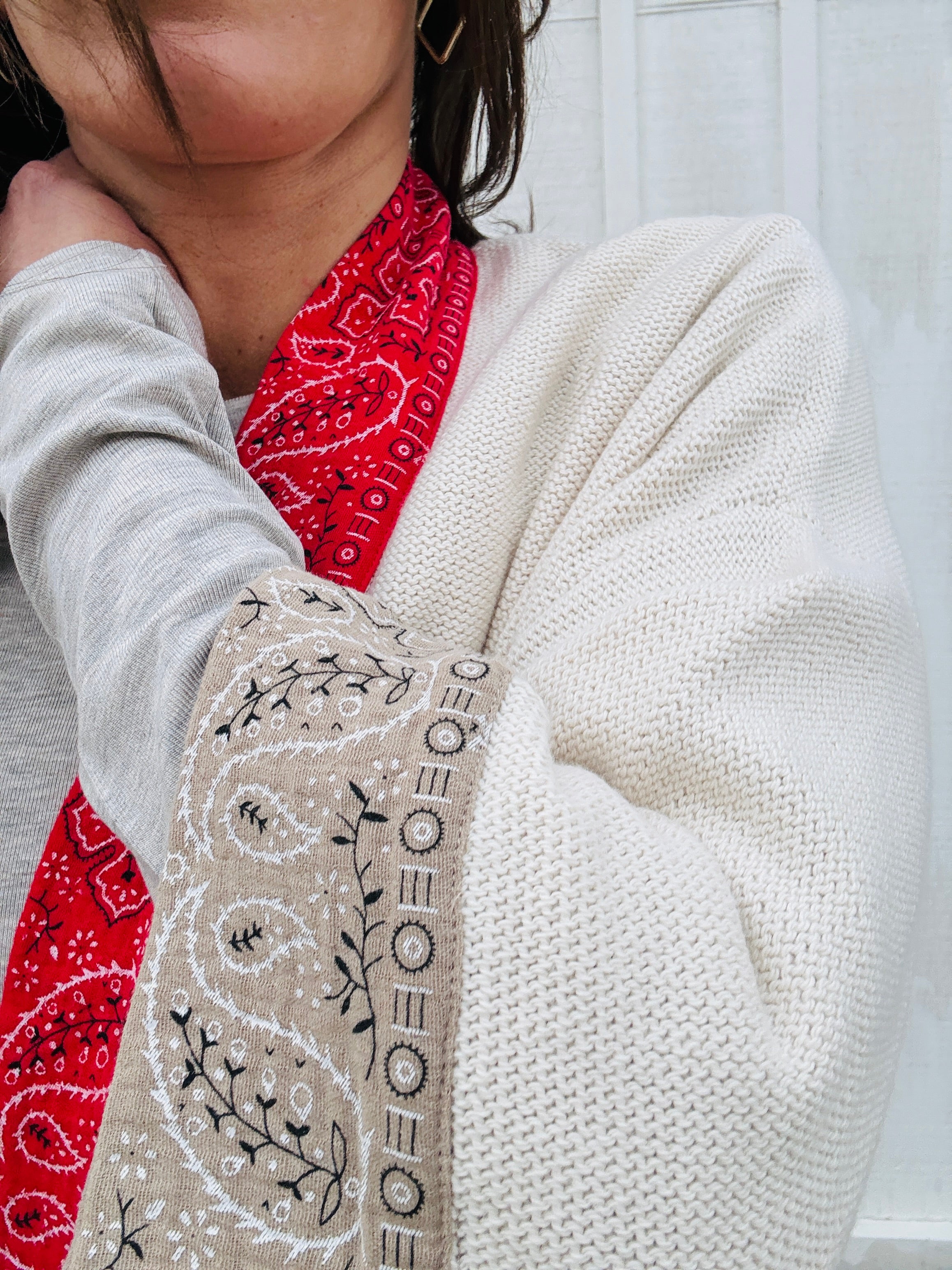 Shannon Passero Bandana Cardigan