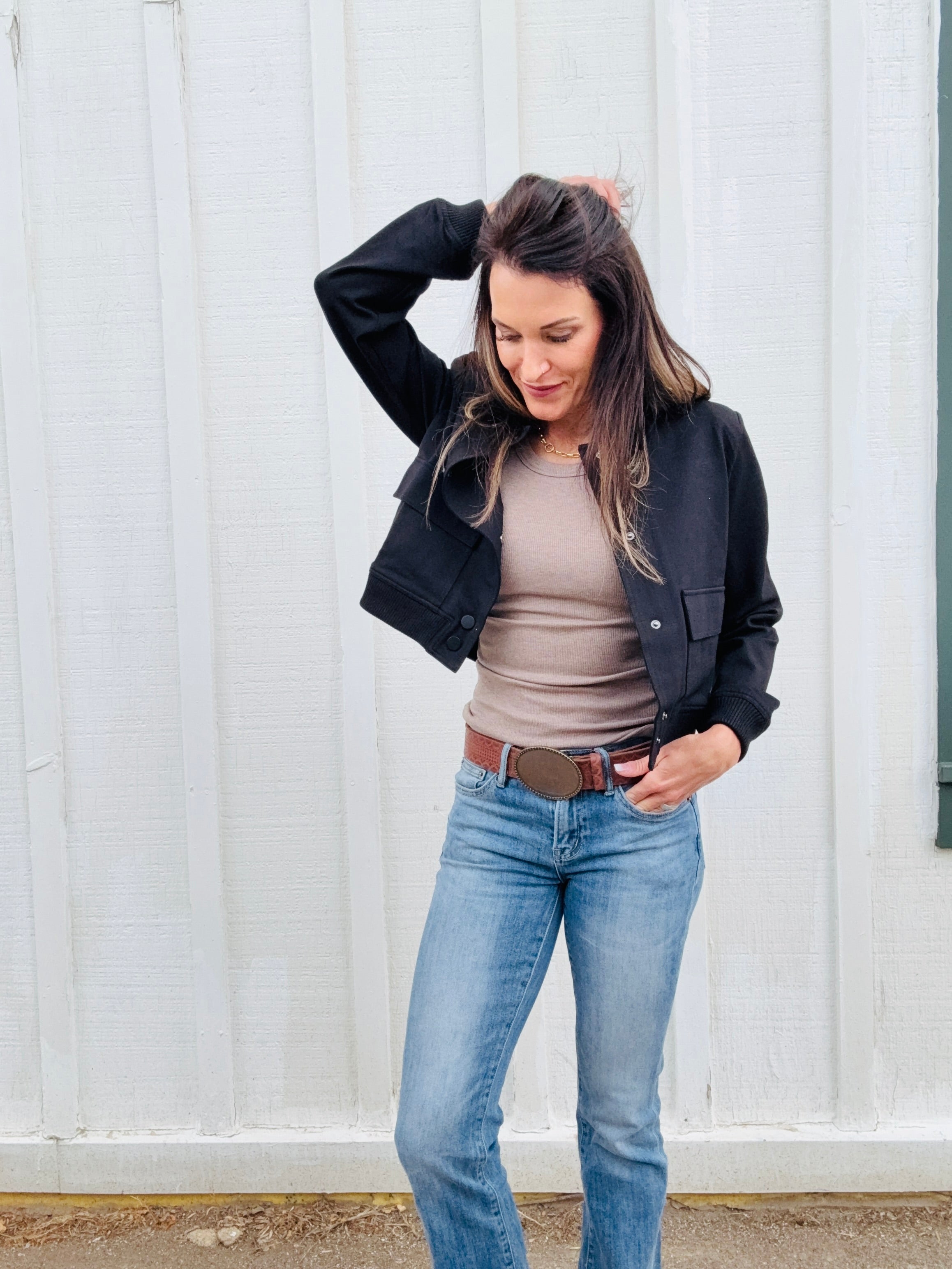 ELAN Kennedy Bomber Jacket