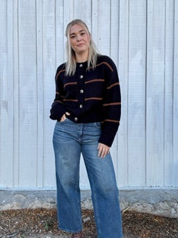 Sunday Stripe Cardigan
